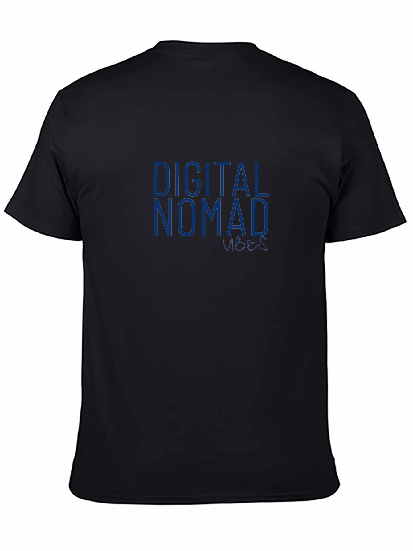 Digital Nomad Vibes Black T-Shirt