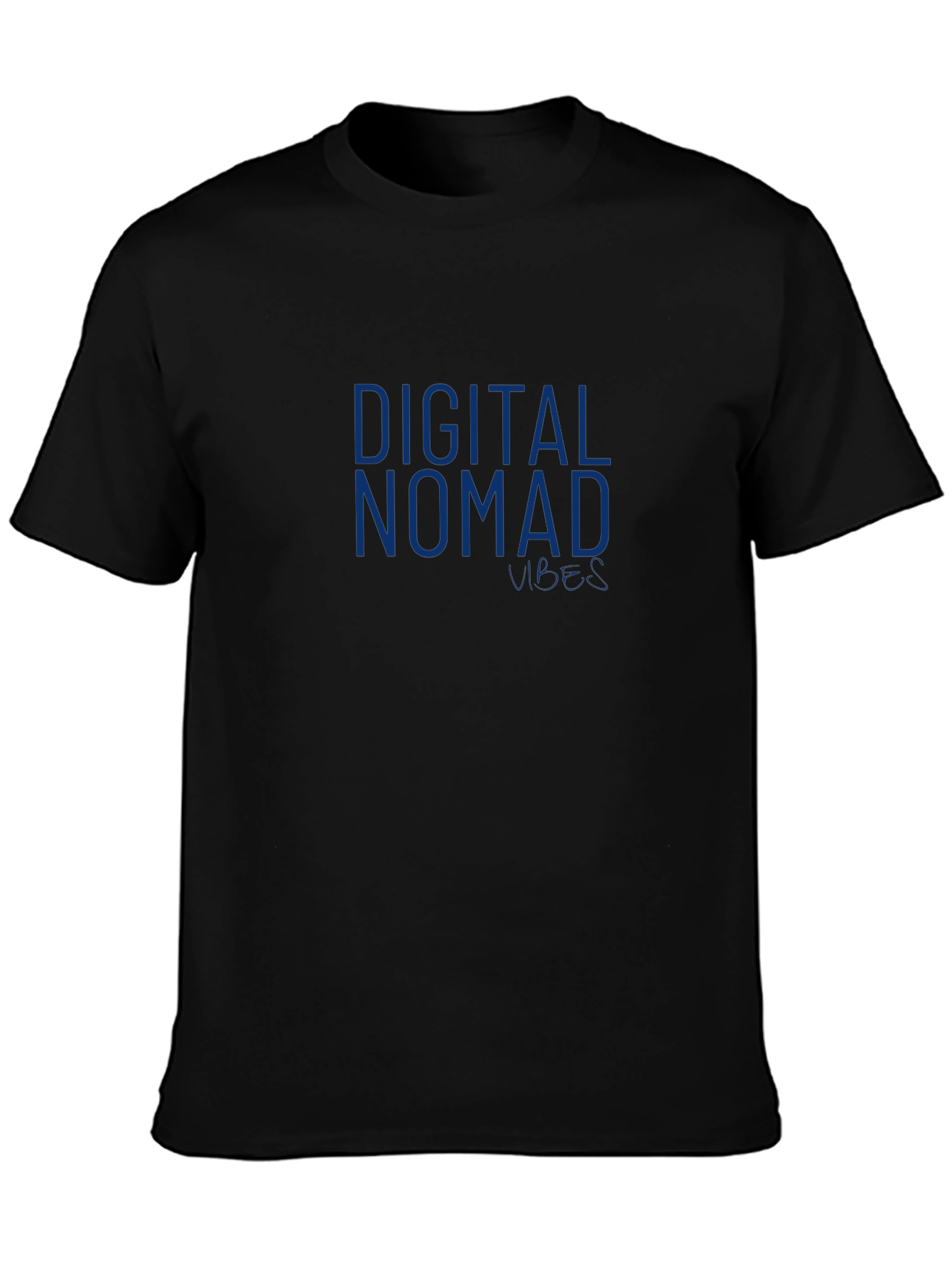 Digital Nomad Vibes Black T-Shirt