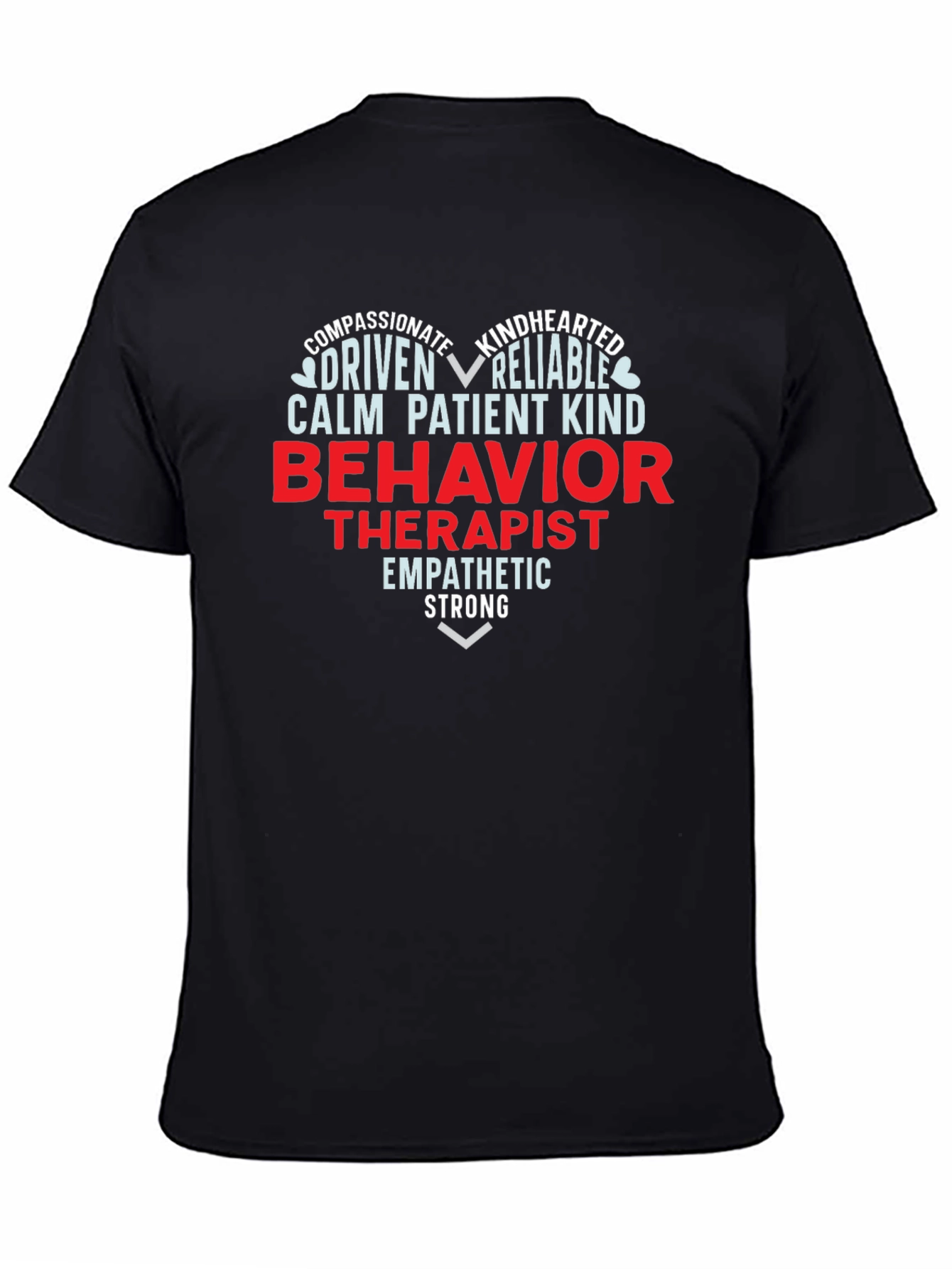 Behavior Therapist Heart Graphic T-Shirt