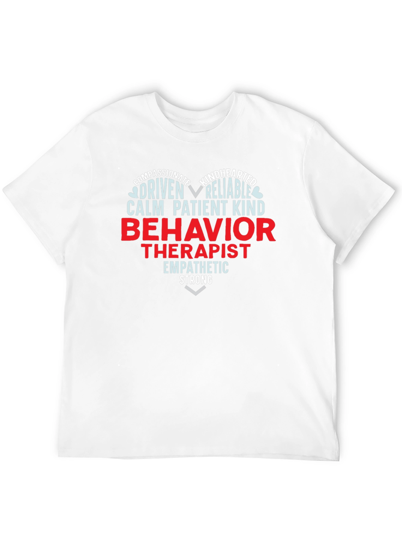 Behavior Therapist Heart Graphic T-Shirt