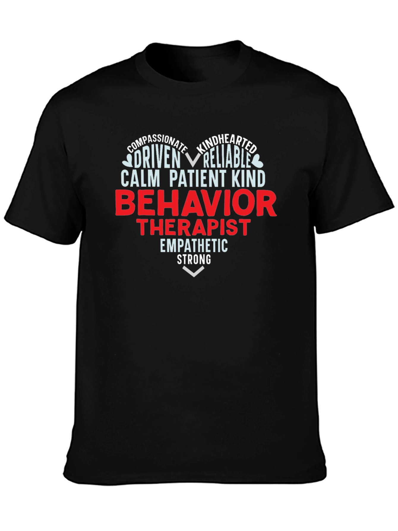Behavior Therapist Heart Graphic T-Shirt
