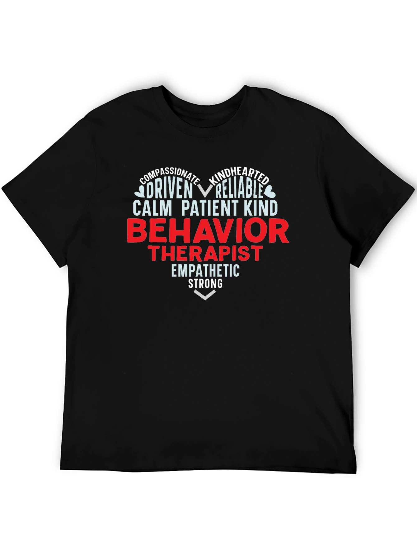 Behavior Therapist Heart Graphic T-Shirt
