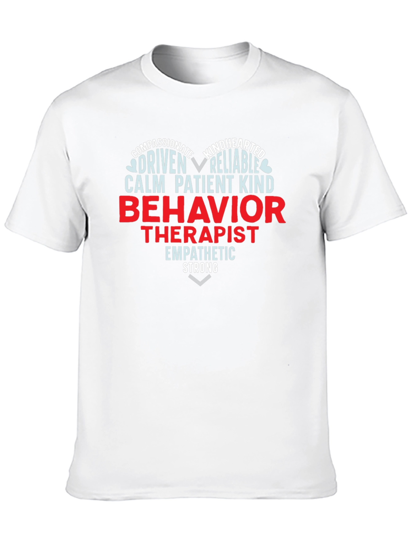 Behavior Therapist Heart Graphic T-Shirt