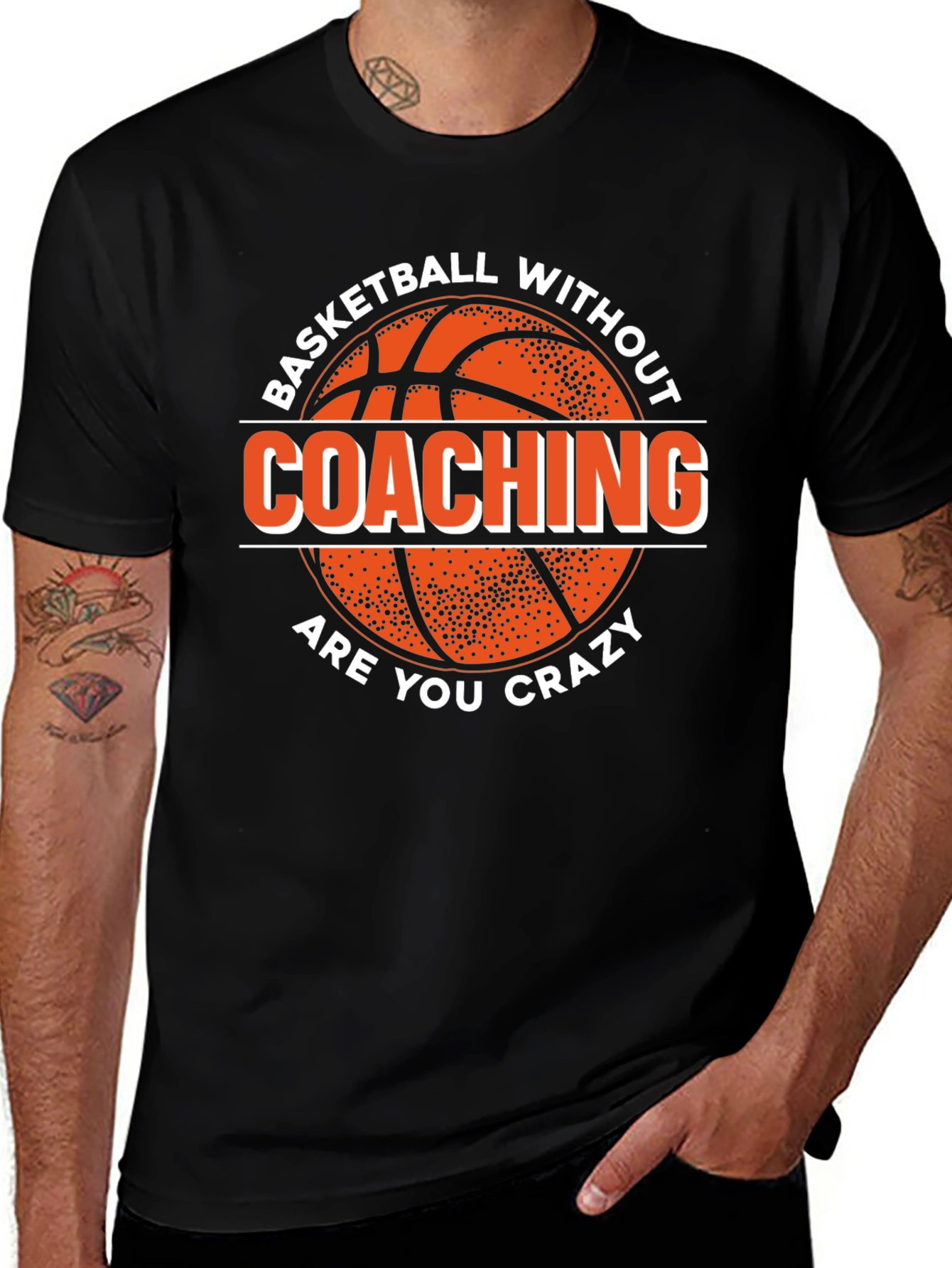 Basketball Without Coaching Graphic Tee