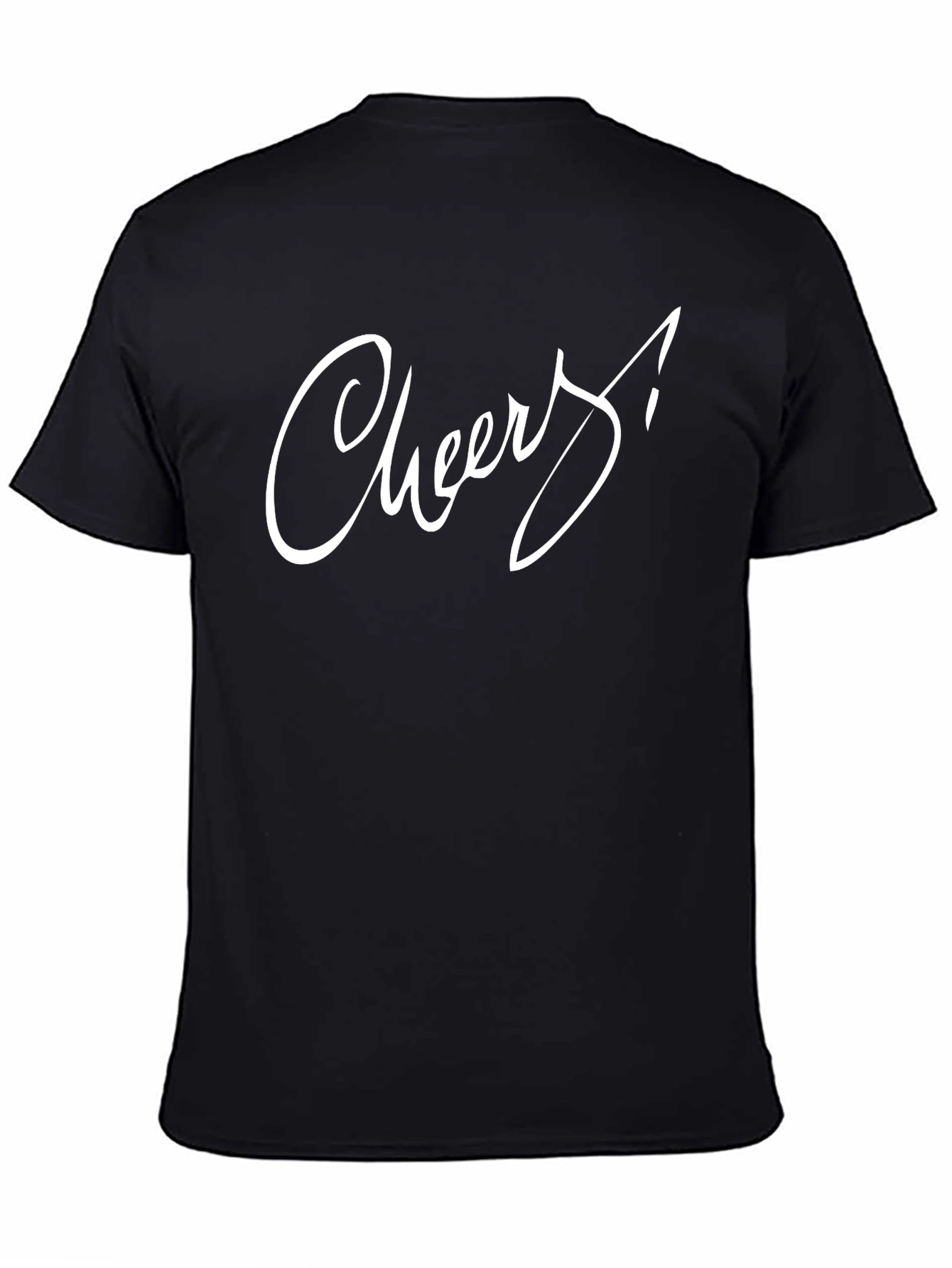 Cheers Graphic Black T-Shirt