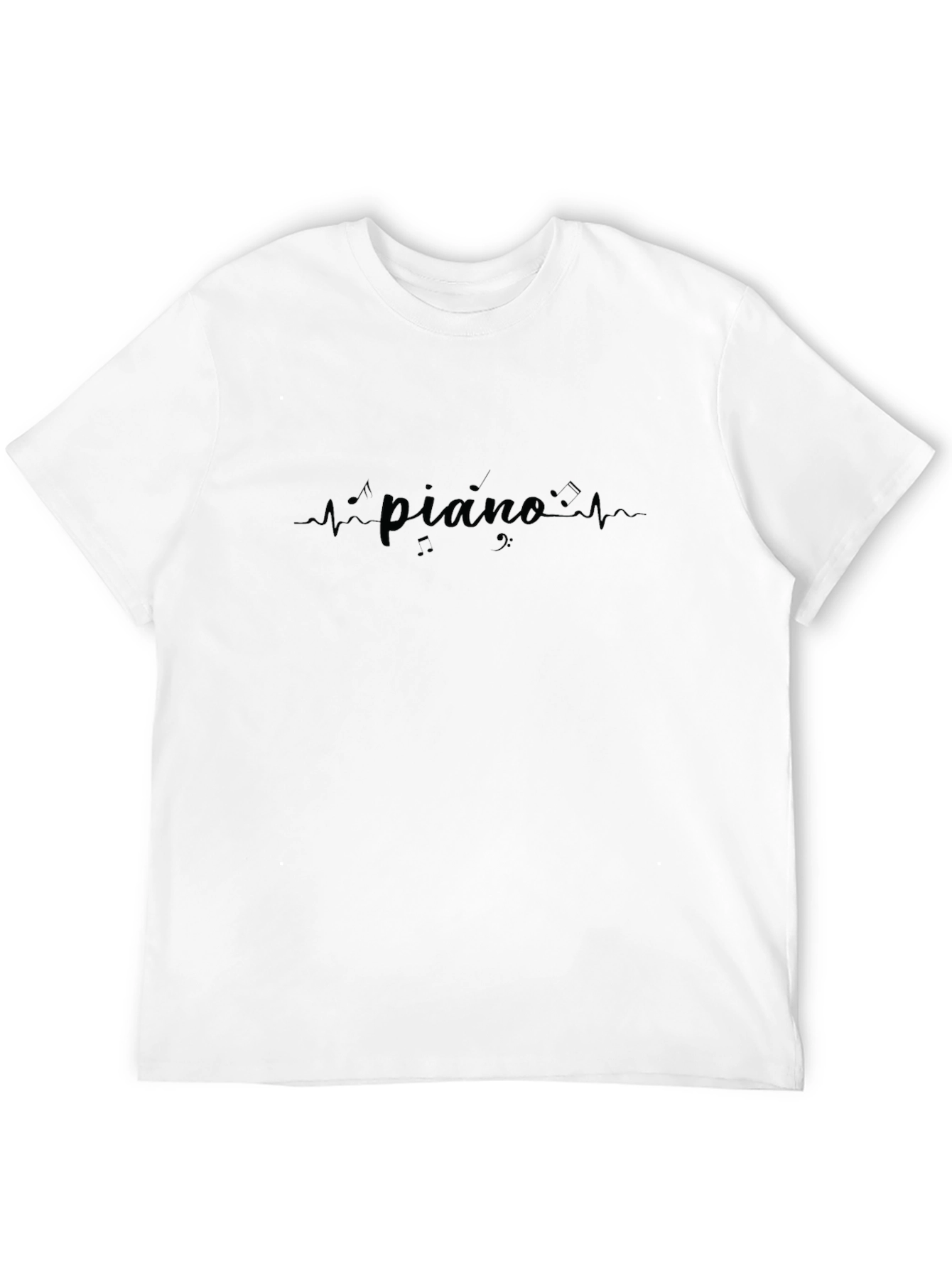 Piano Music Heartbeat T-Shirt