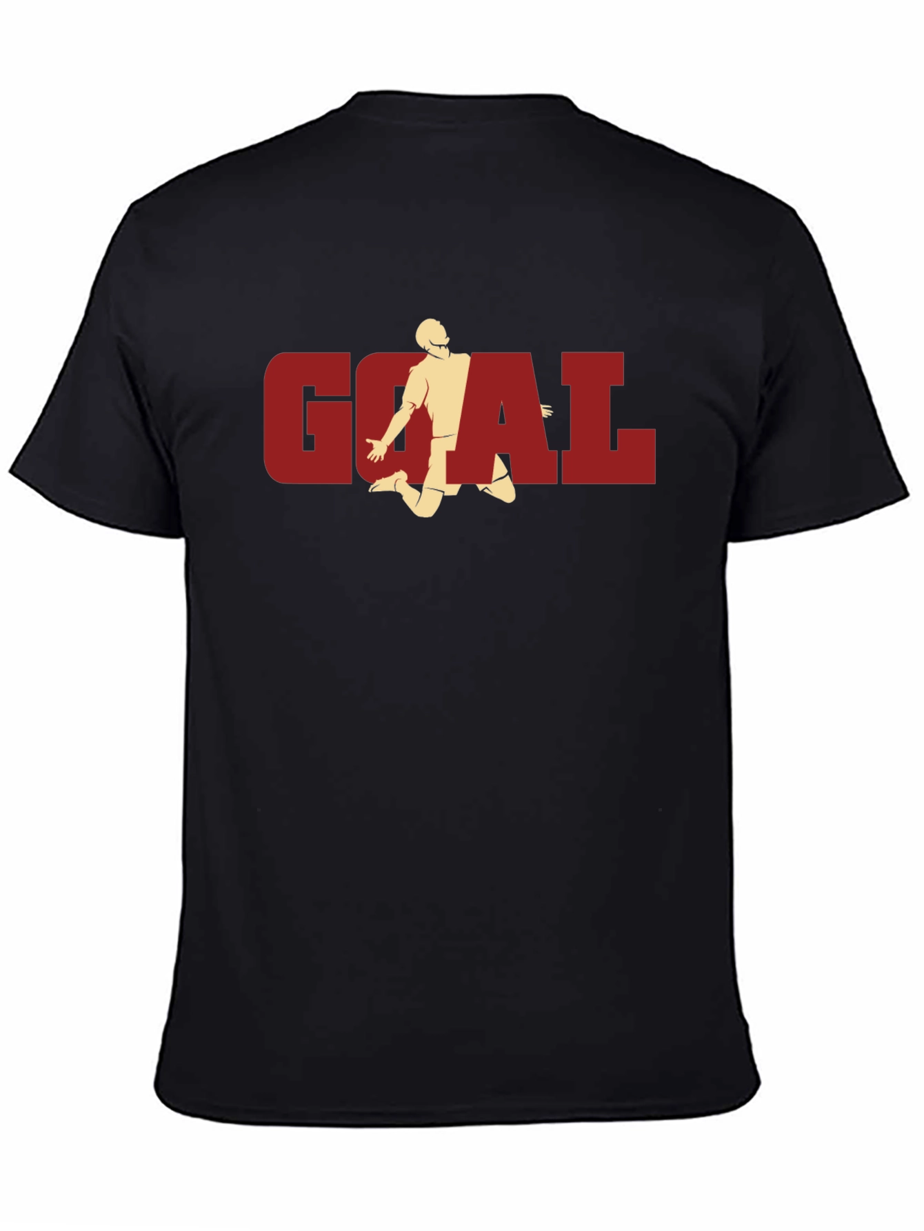 Goal! Graphic Tee - Black Cotton T-Shirt