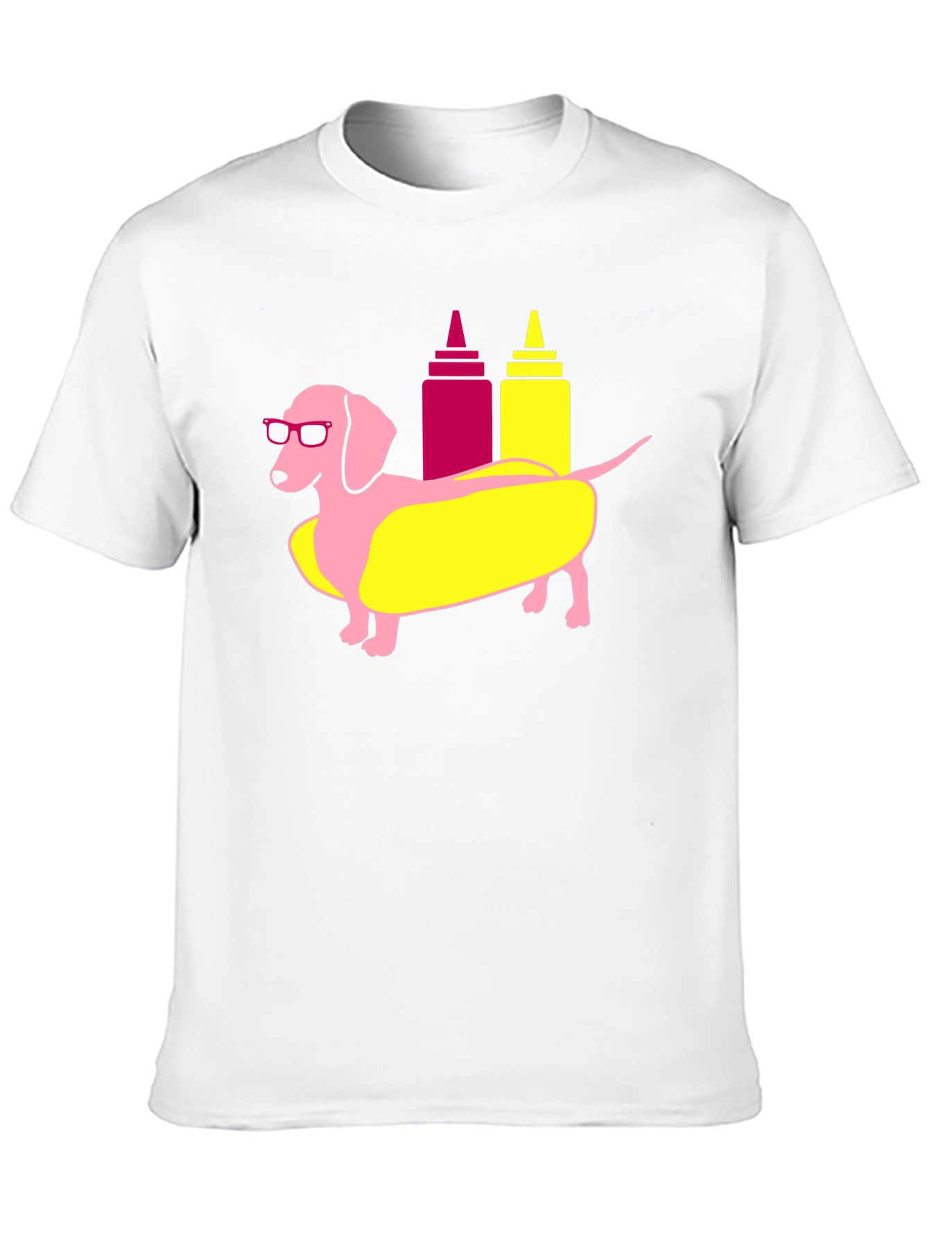 Dachshund Hotdog T-Shirt Funny Weiner Dog Tee