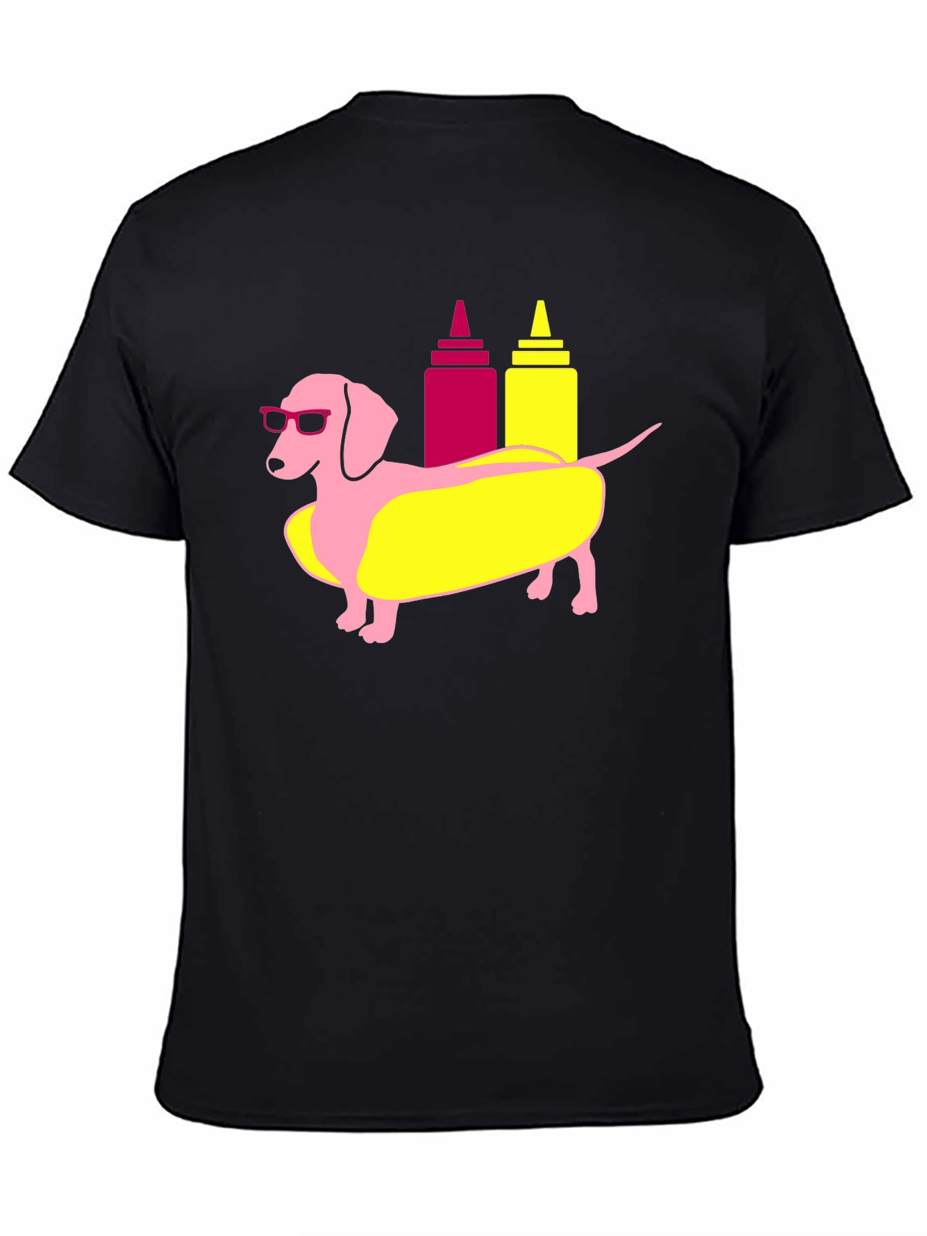 Dachshund Hotdog T-Shirt Funny Weiner Dog Tee