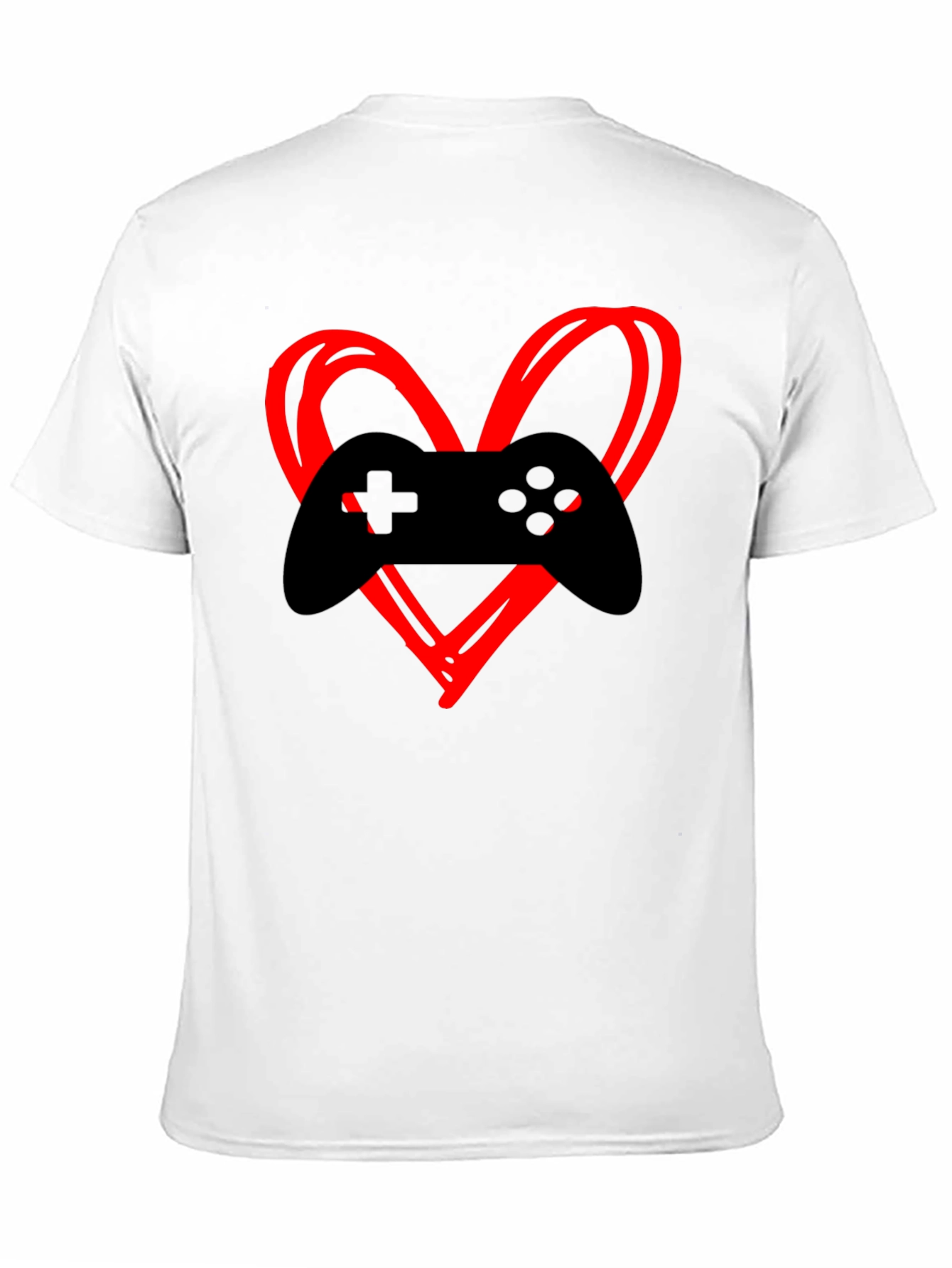 Gamer Heartbeat T-Shirt - Black