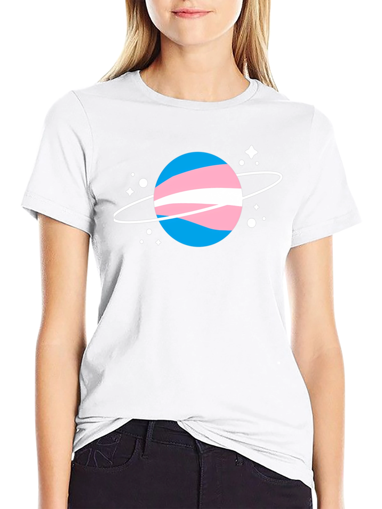 Transgender Pride Planet Graphic Tee