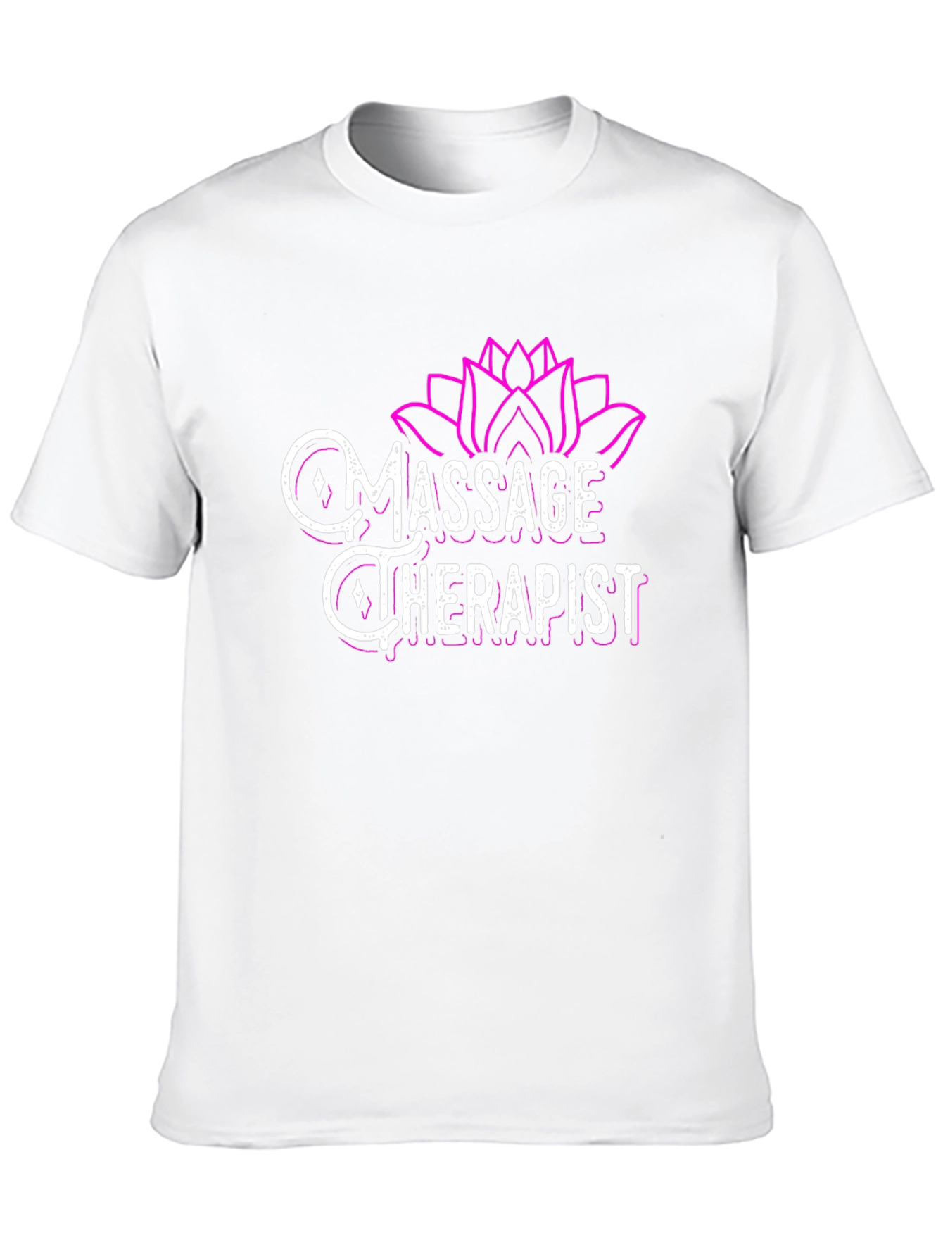 Massage Therapist Lotus Flower T-Shirt