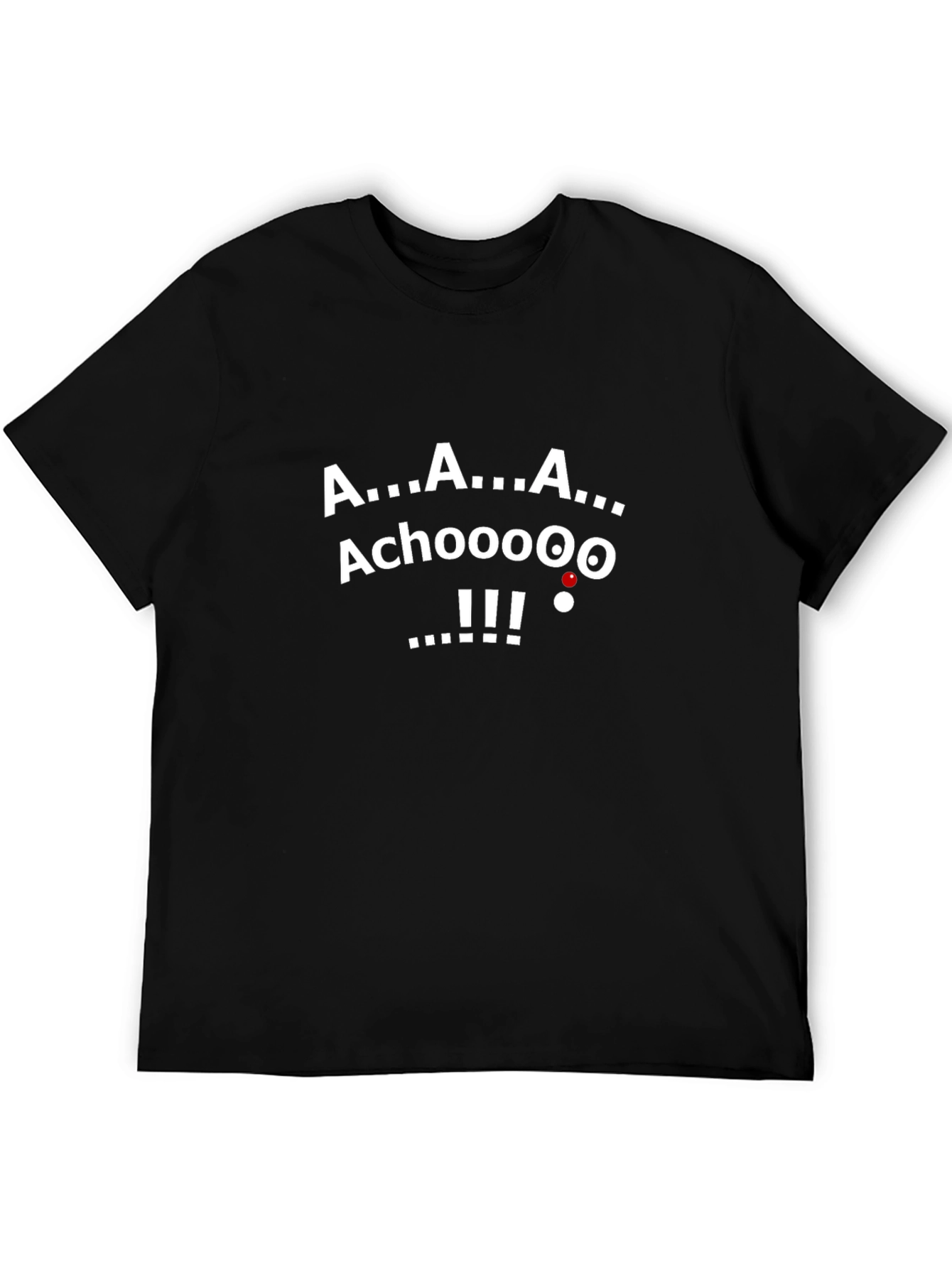 Achoooo! Graphic Tee - Black Novelty T-Shirt
