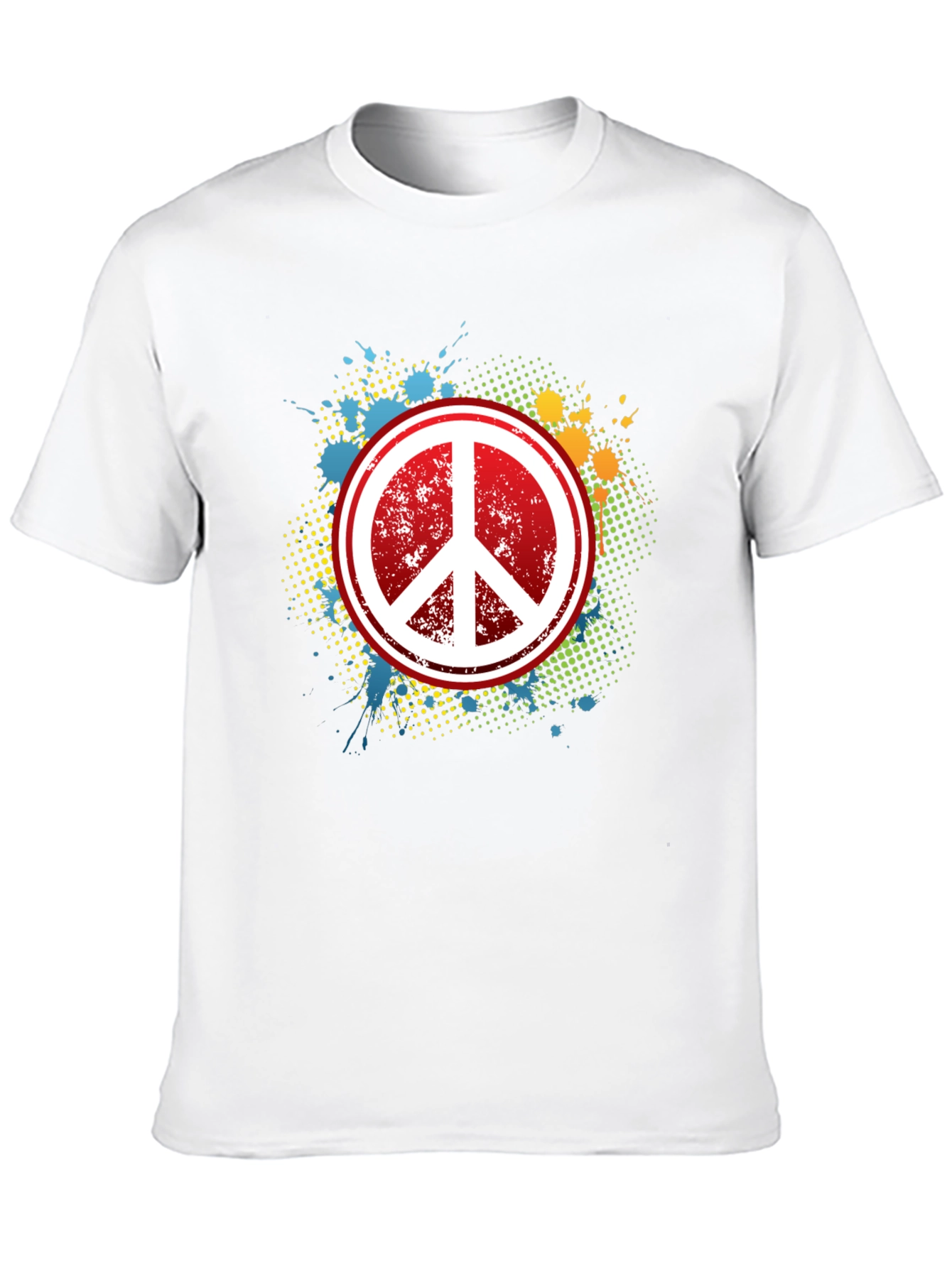 Peace Sign Graphic Tee - Retro Style