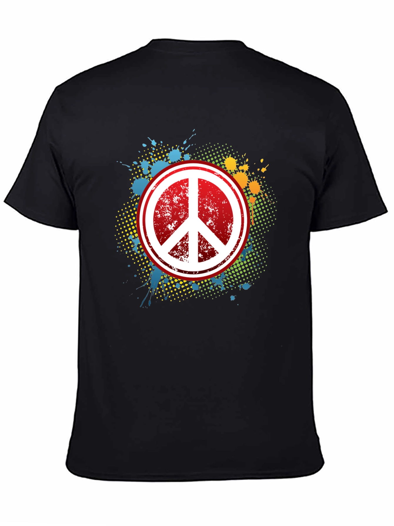 Peace Sign Graphic Tee - Retro Style