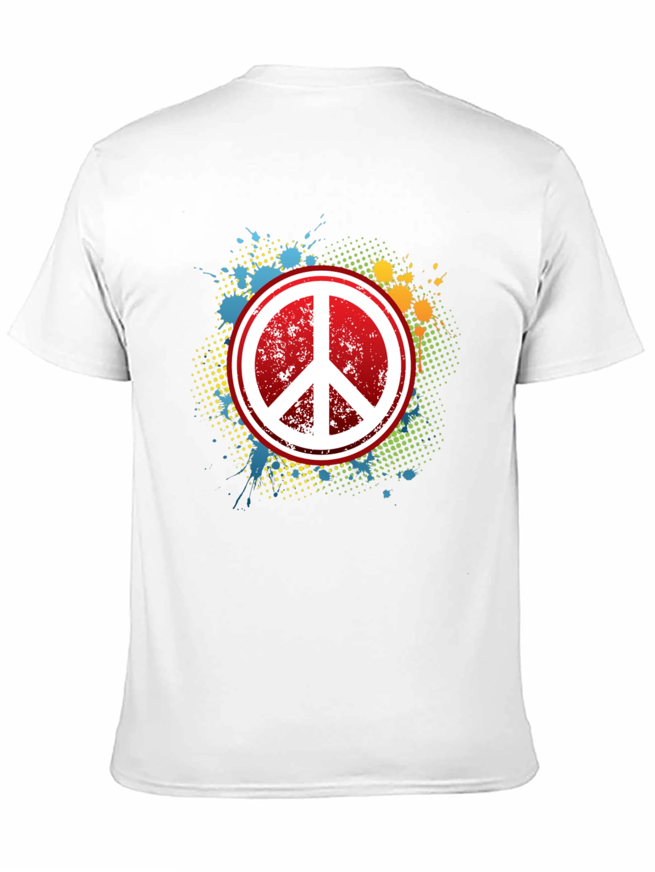 Peace Sign Graphic Tee - Retro Style