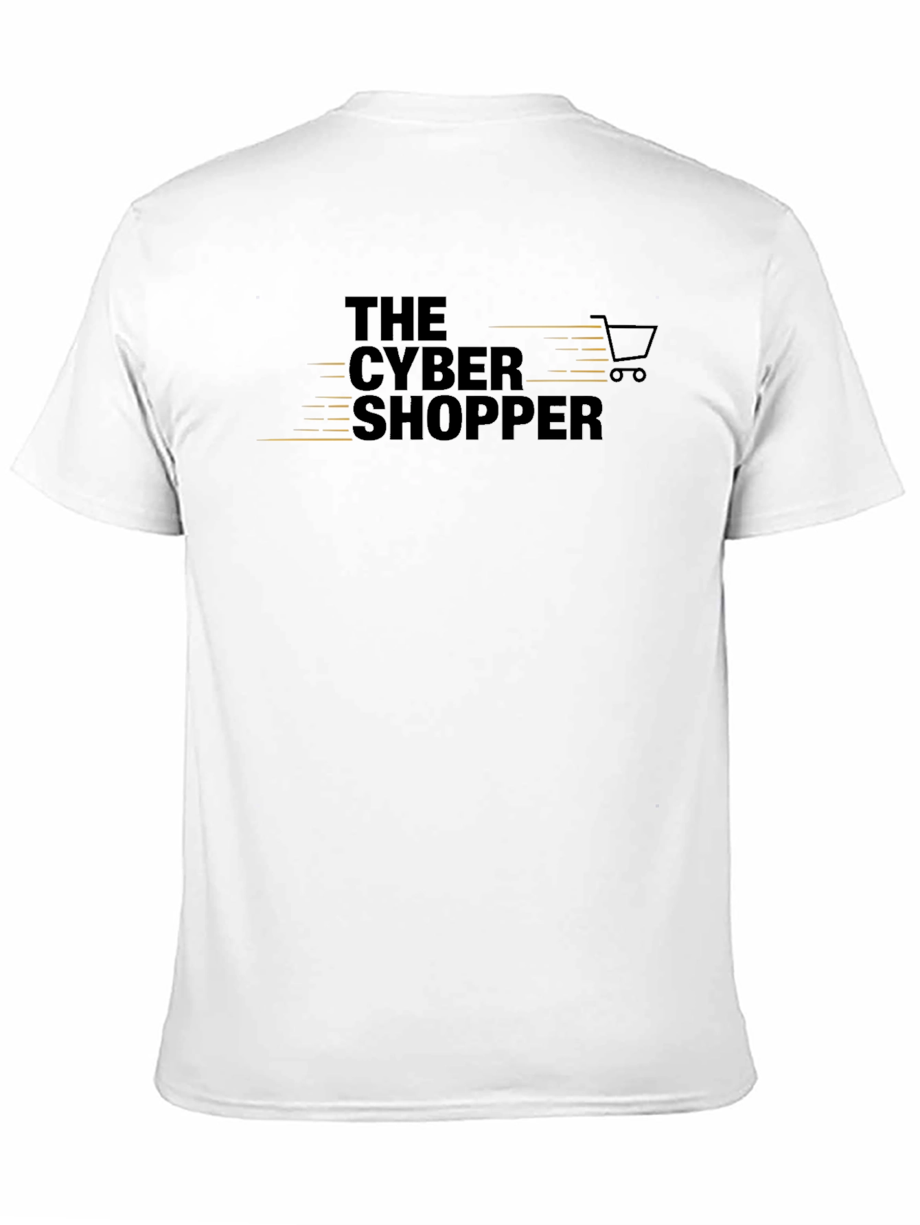 The Cyber Shopper Black Graphic T-Shirt
