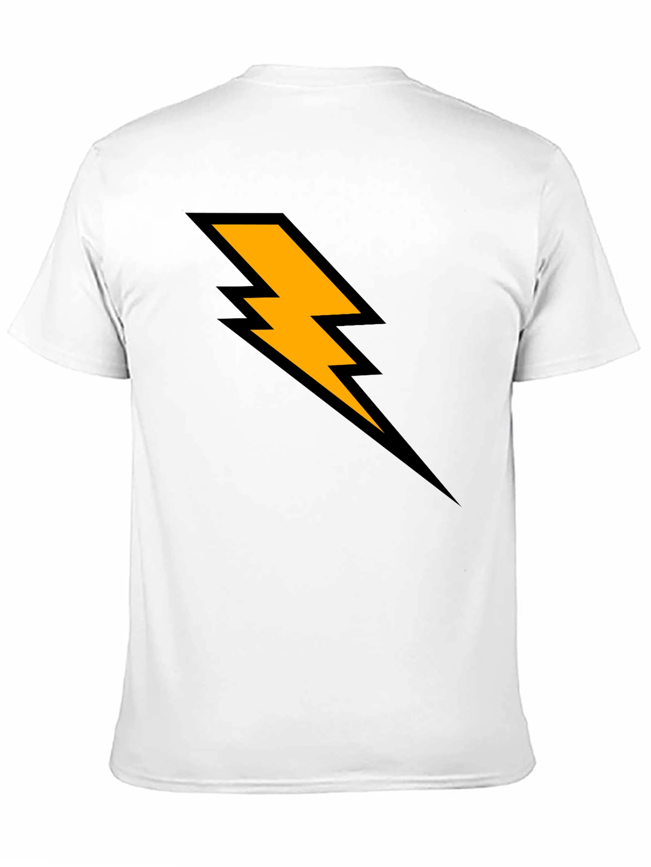 Lightning Bolt Graphic T-Shirt - Black