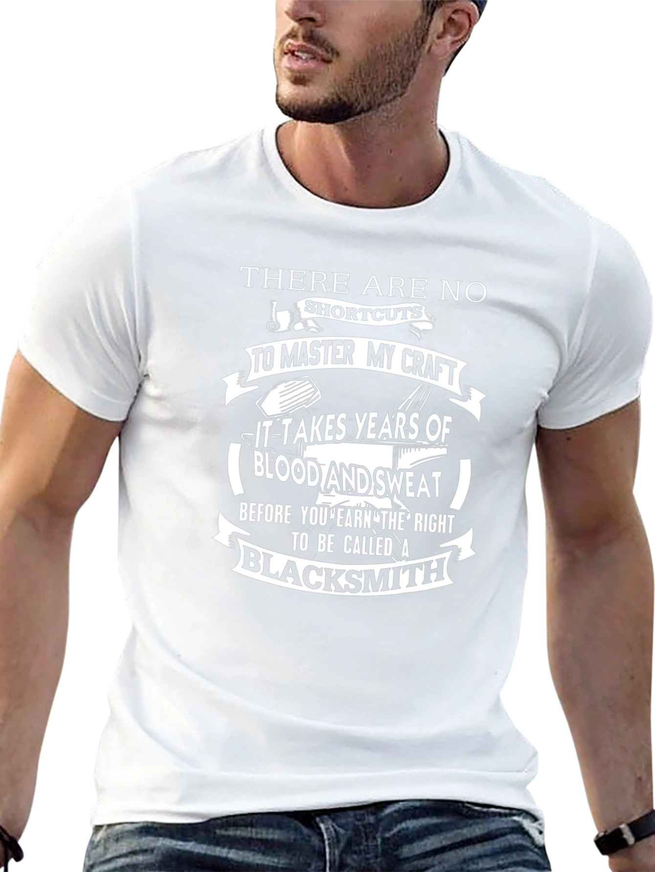 Blacksmith Craft T-Shirt - No Shortcuts