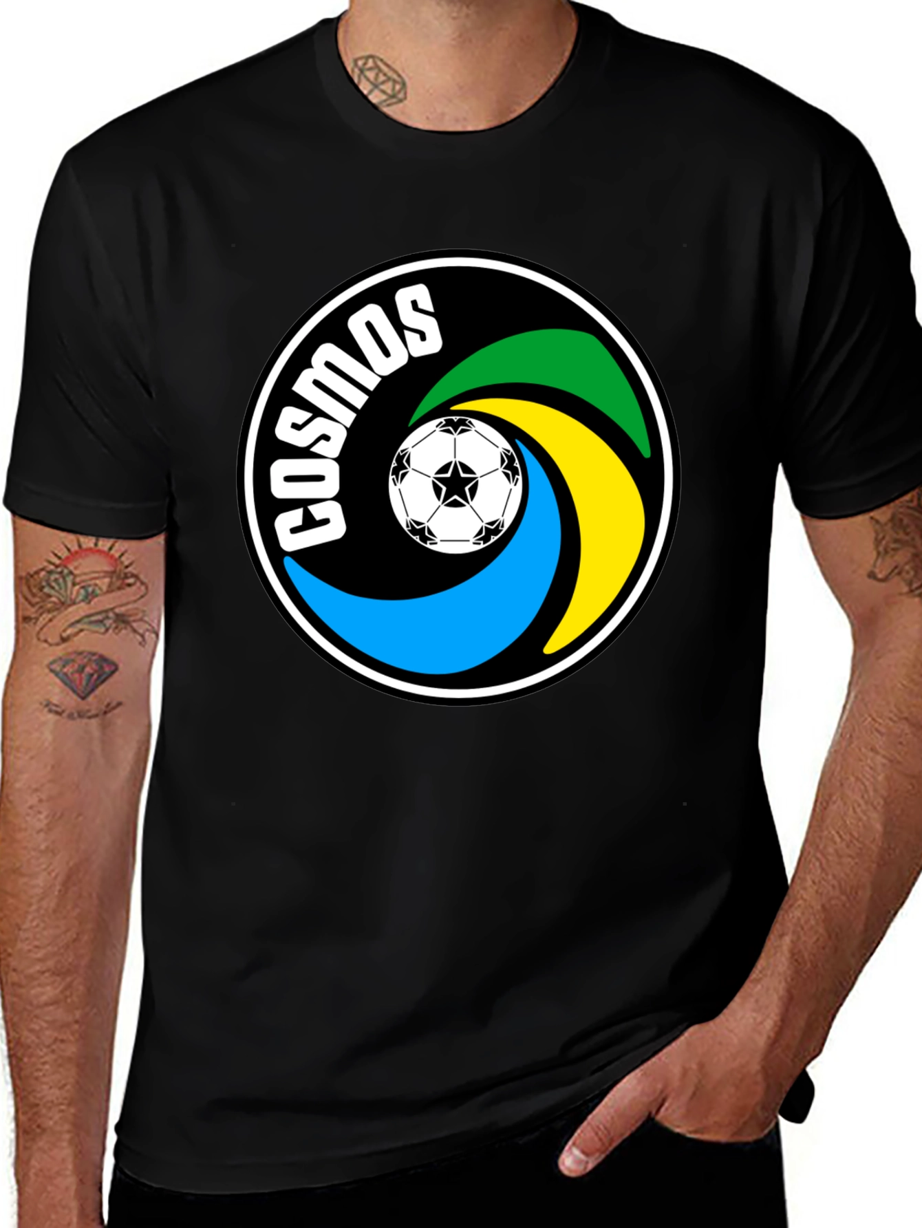 Cosmos Soccer T-Shirt - Retro Team Logo Tee
