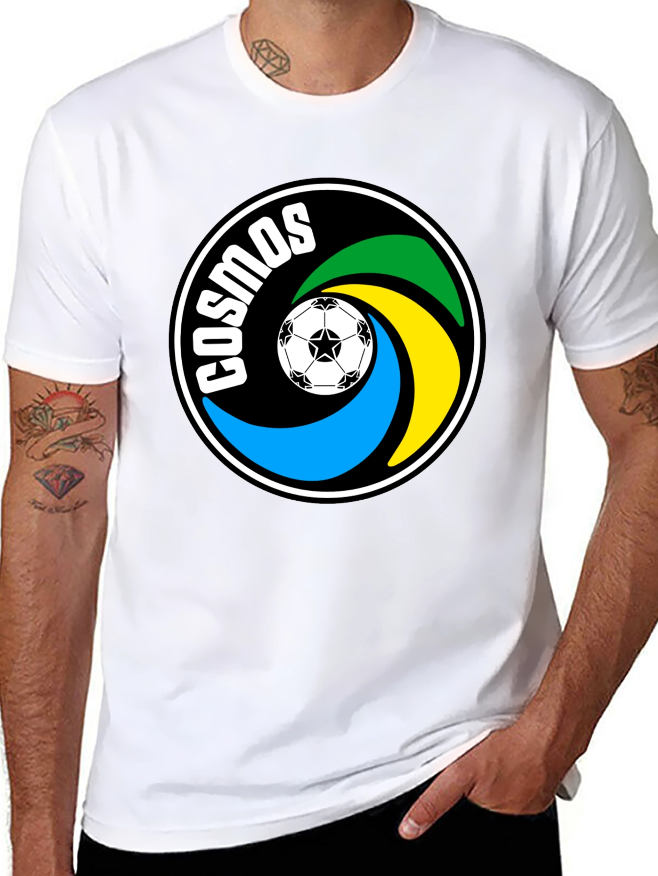 Cosmos Soccer T-Shirt - Retro Team Logo Tee