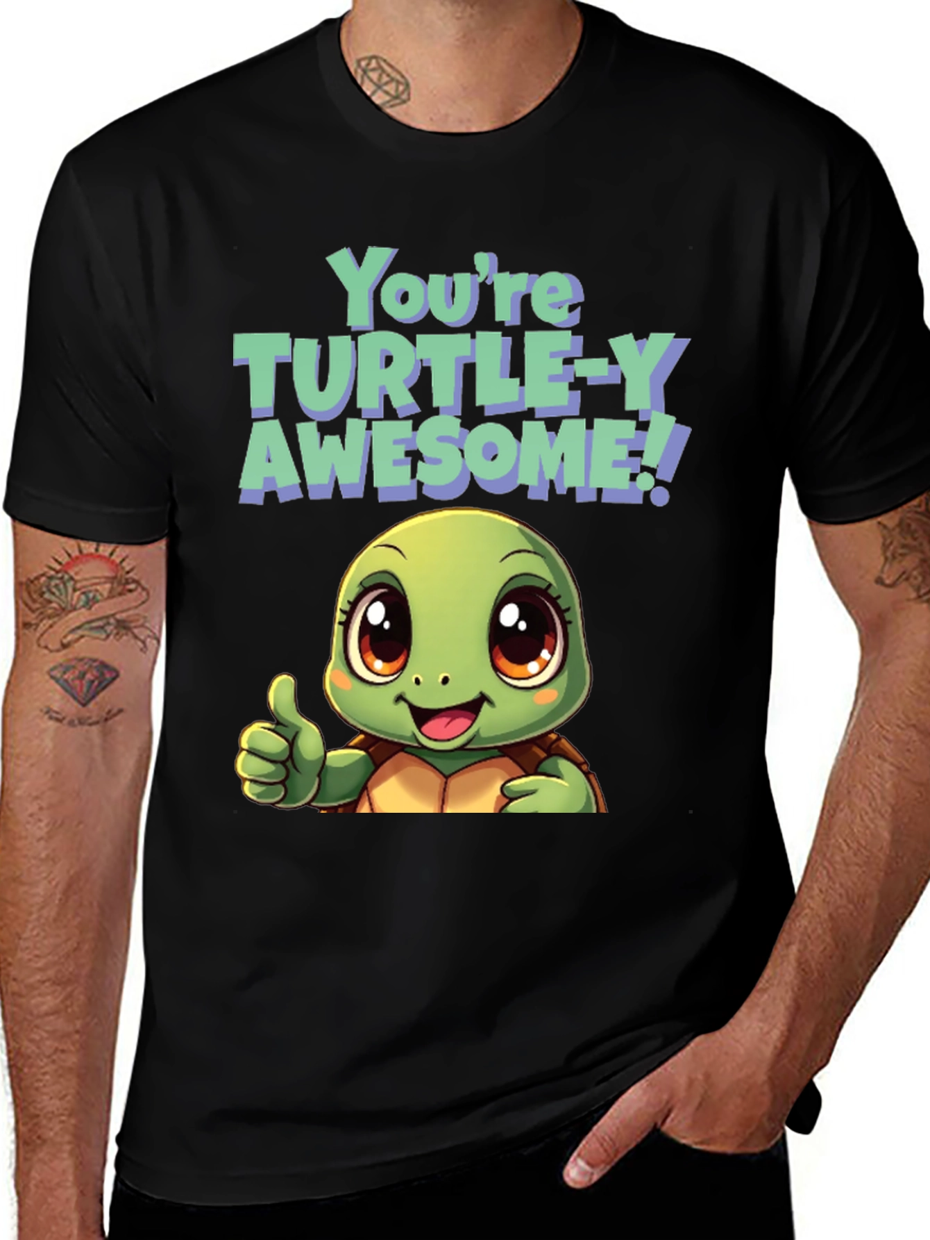 Turtle-Y Awesome Graphic Tee