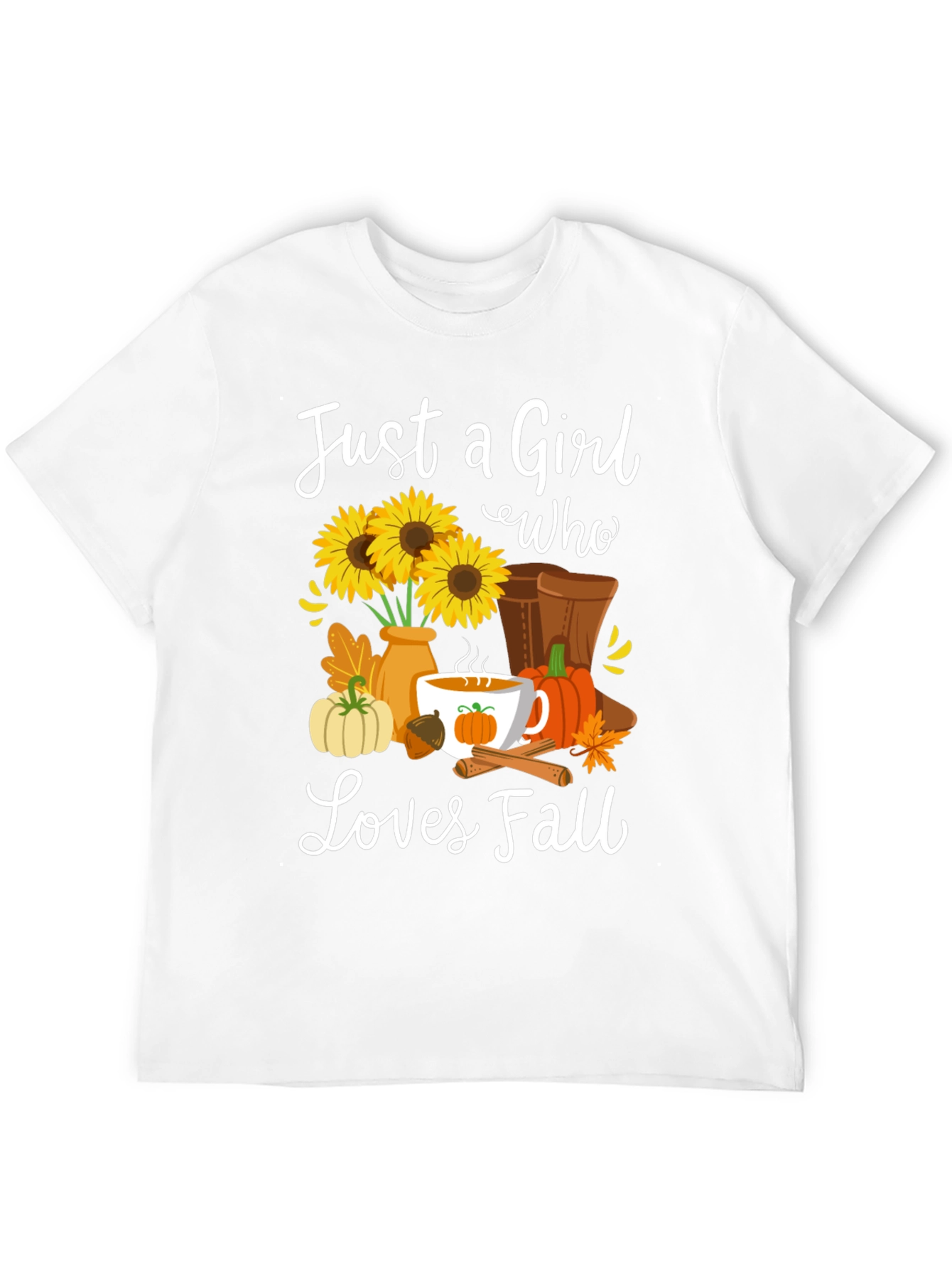 Just a Girl Who Loves Fall T-Shirt