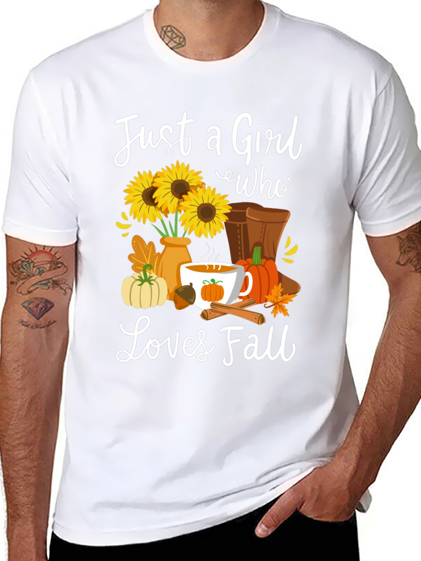 Just a Girl Who Loves Fall T-Shirt