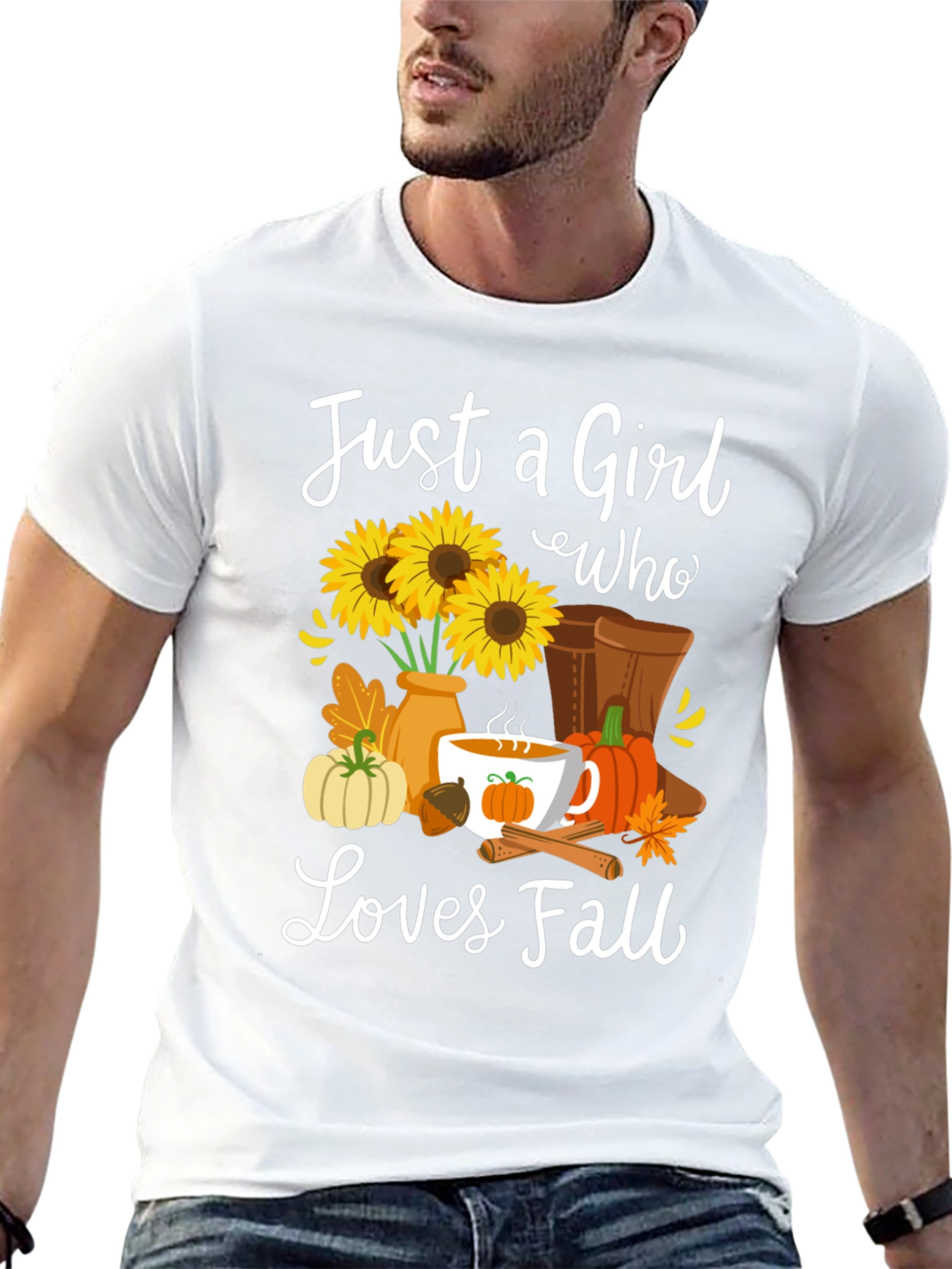 Just a Girl Who Loves Fall T-Shirt