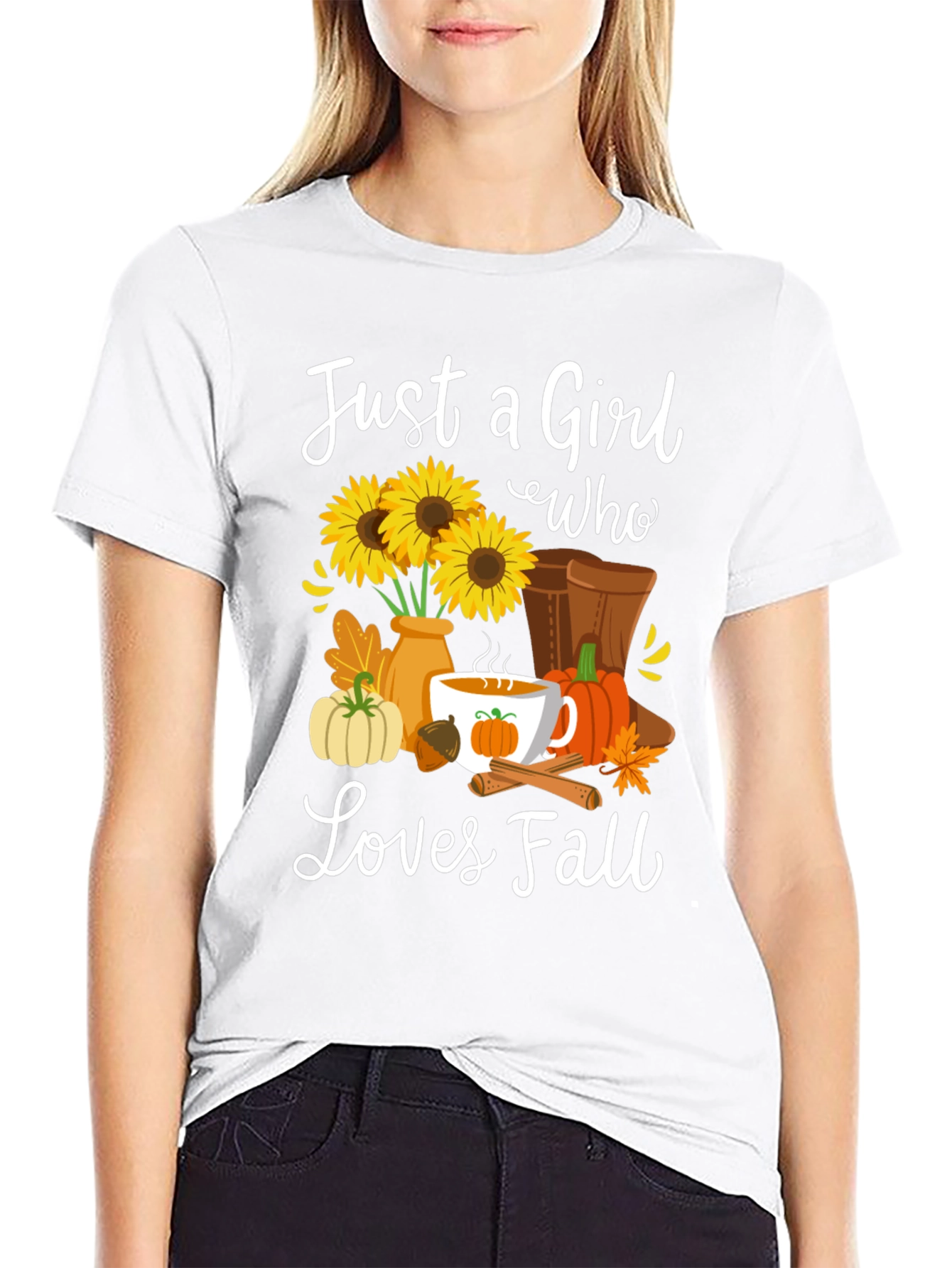 Just a Girl Who Loves Fall T-Shirt
