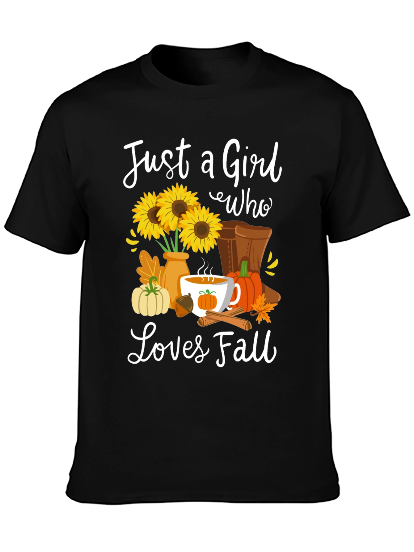 Just a Girl Who Loves Fall T-Shirt