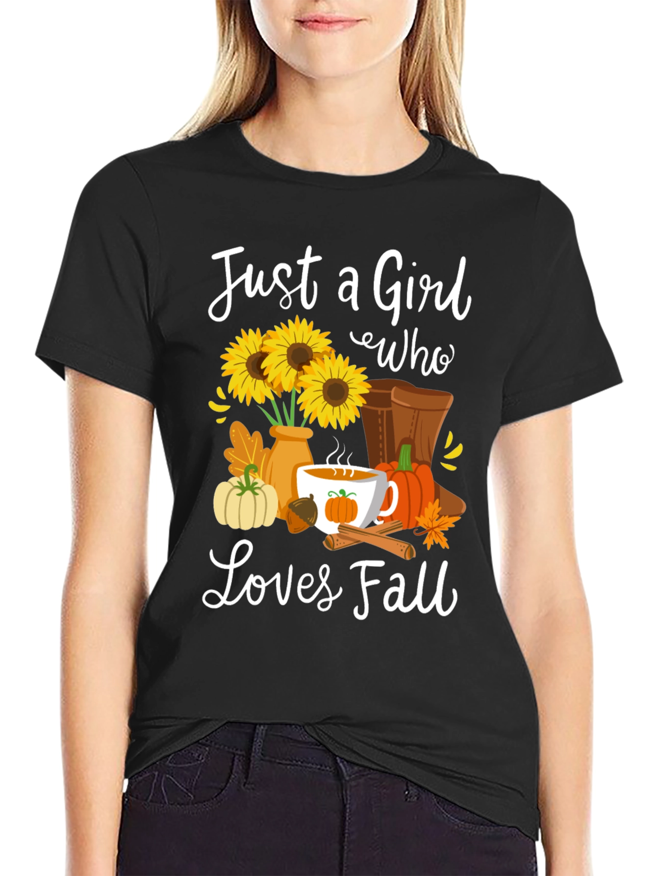 Just a Girl Who Loves Fall T-Shirt