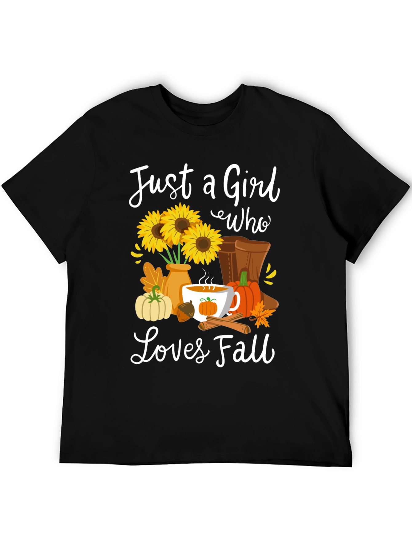 Just a Girl Who Loves Fall T-Shirt