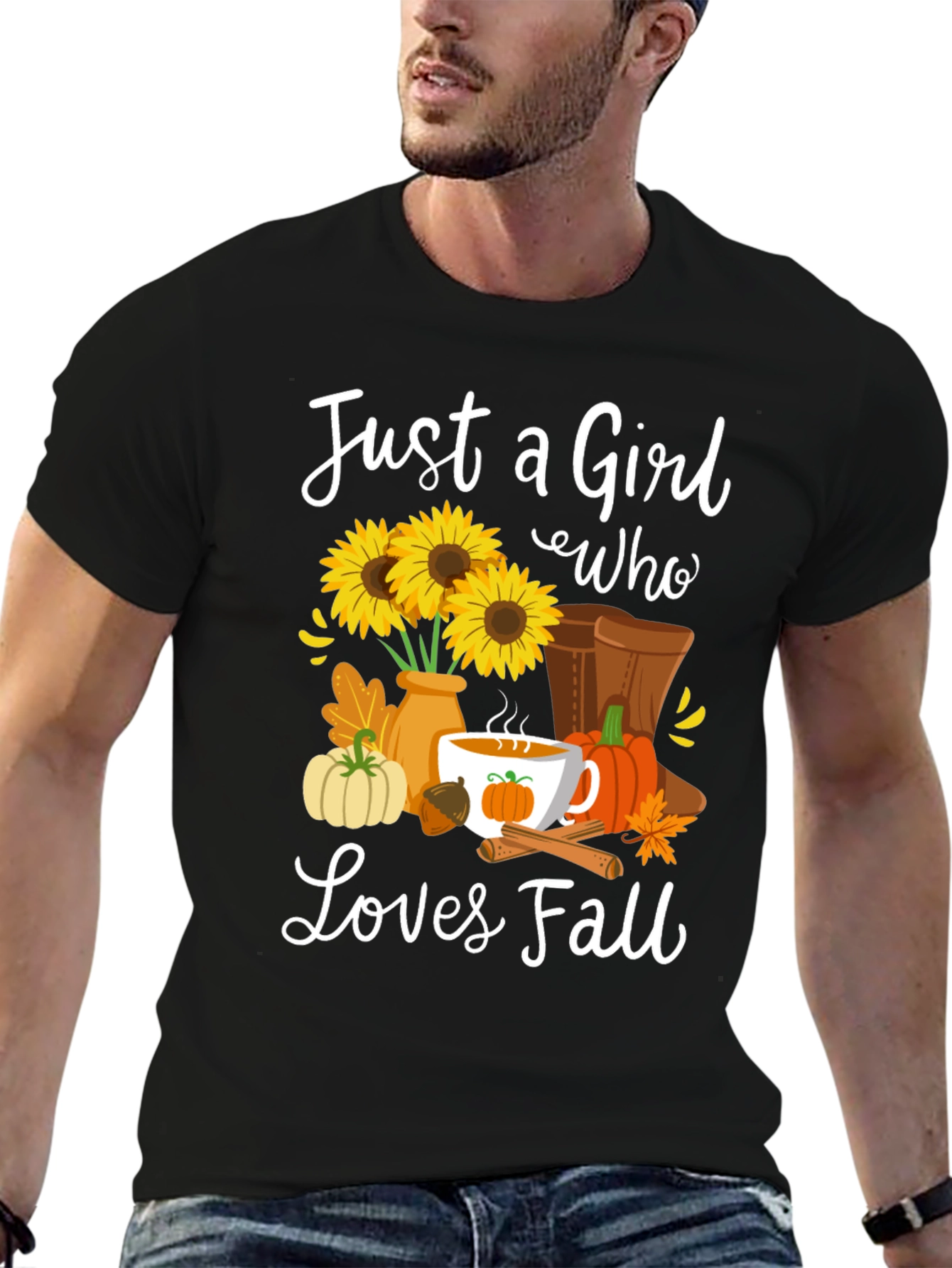 Just a Girl Who Loves Fall T-Shirt