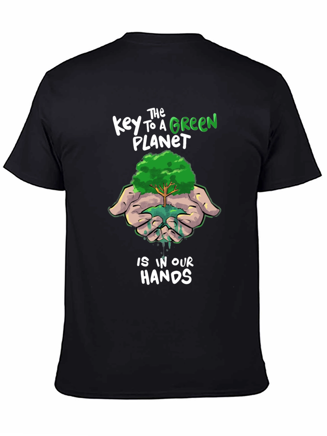 Green Planet T-Shirt: Sustainable Future Design