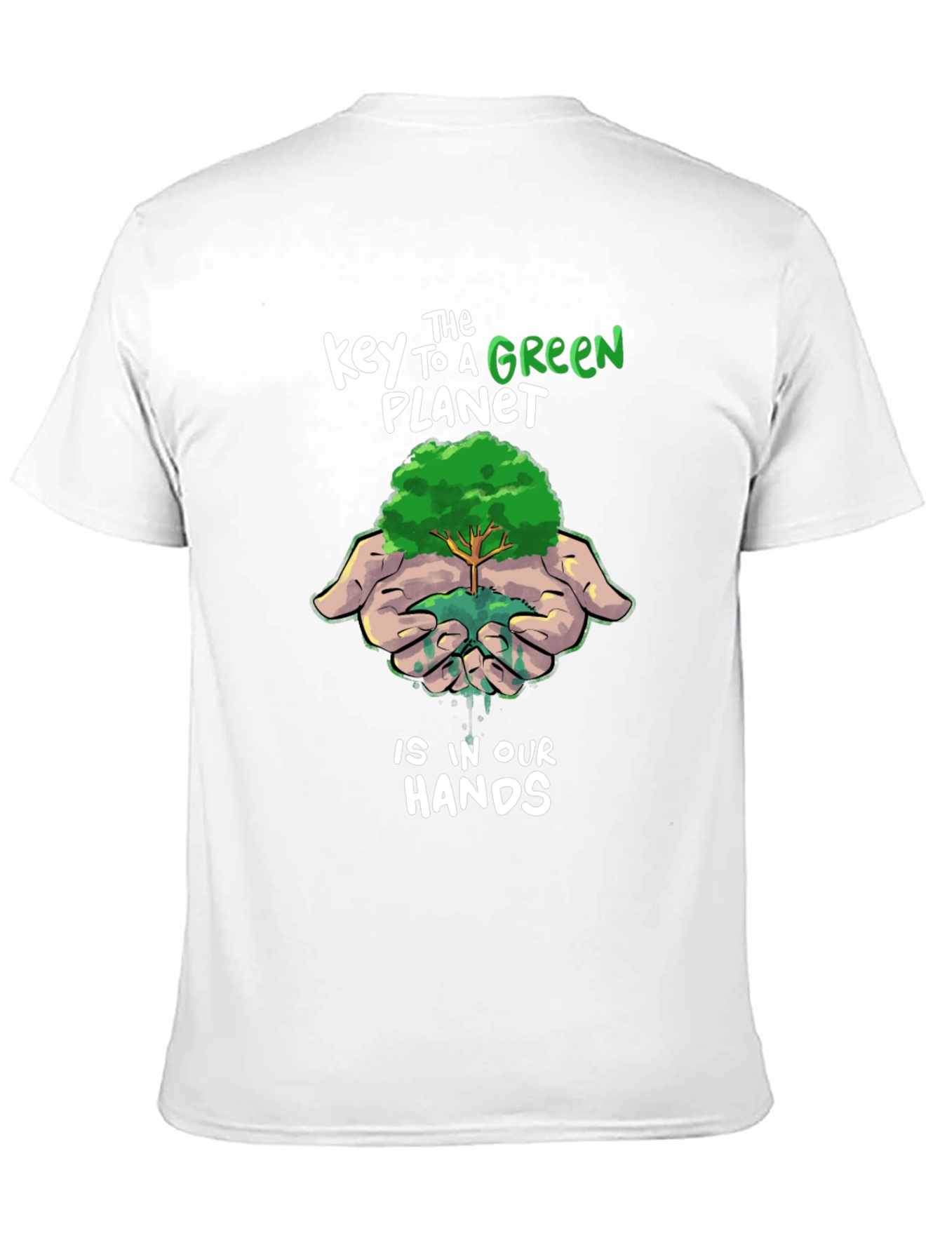 Green Planet T-Shirt: Sustainable Future Design