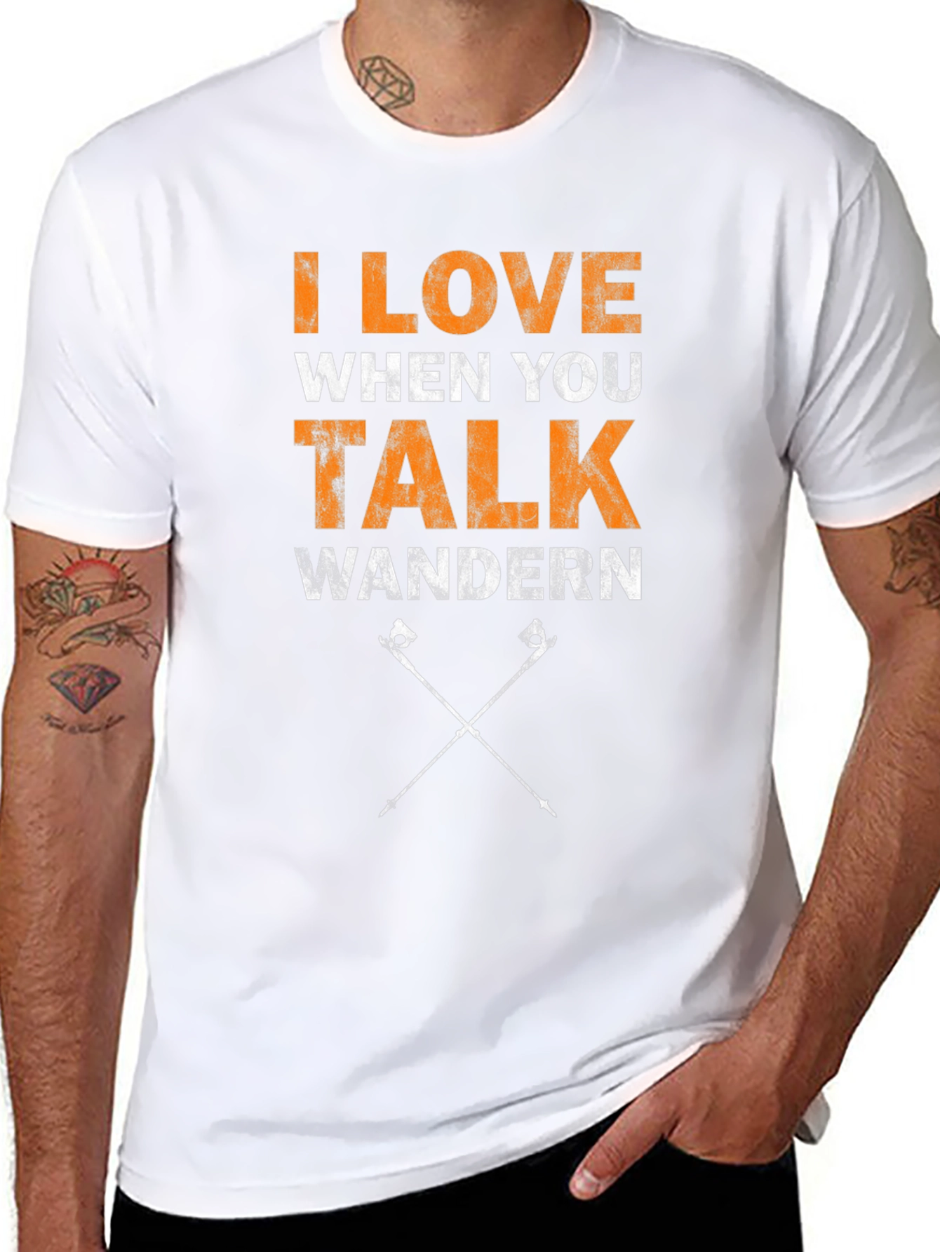 I Love When You Talk Wandern T-Shirt