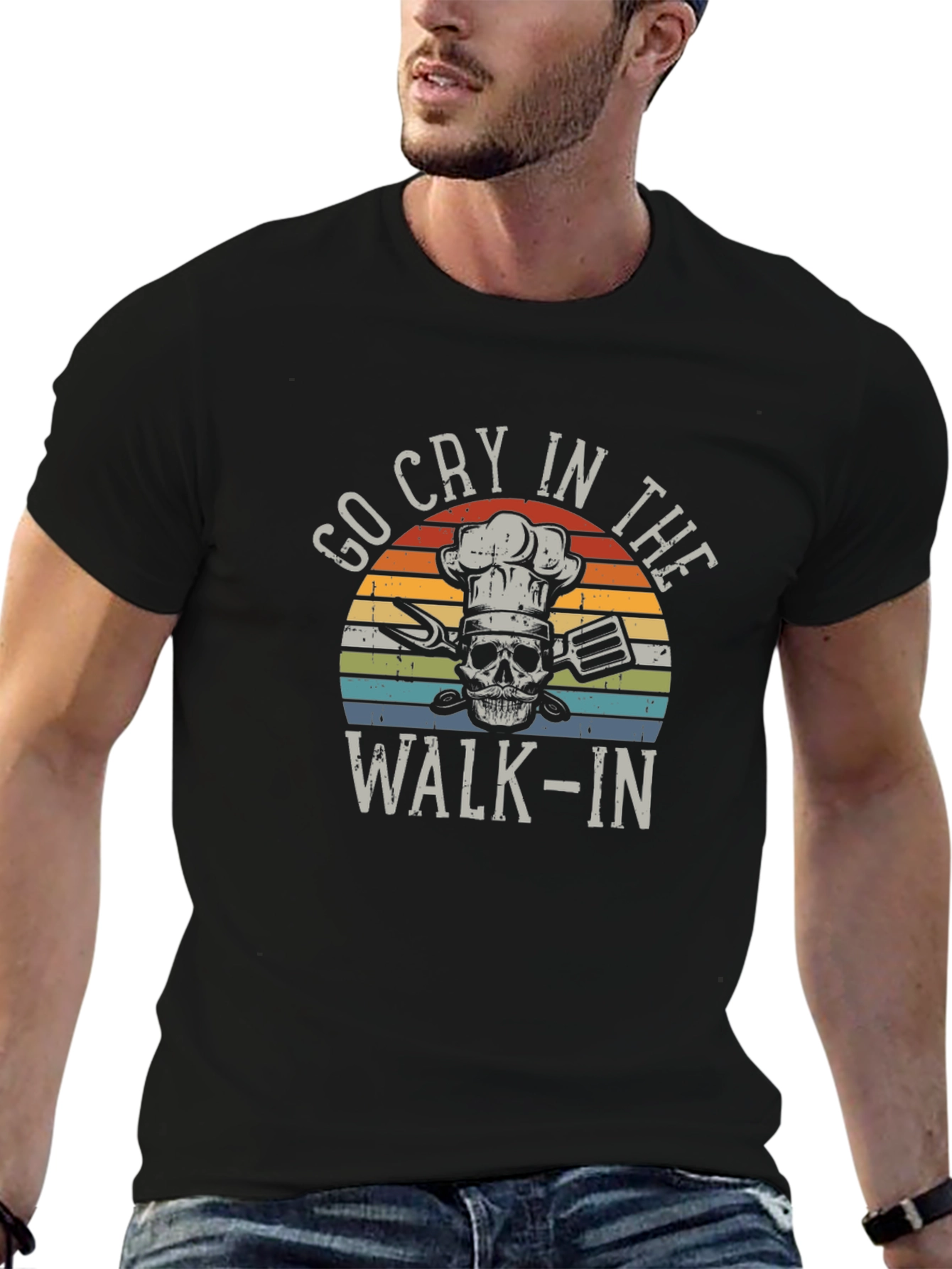 Go Cry in the Walk-In Chef T-Shirt