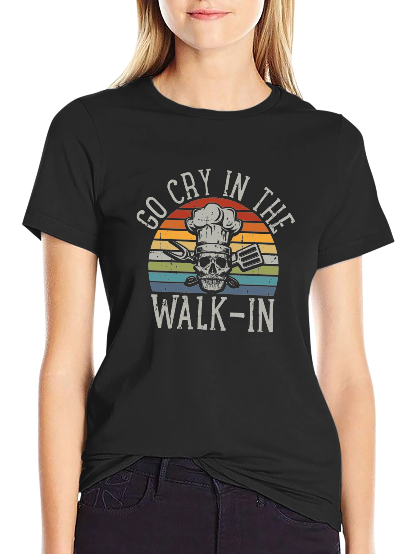 Go Cry in the Walk-In Chef T-Shirt