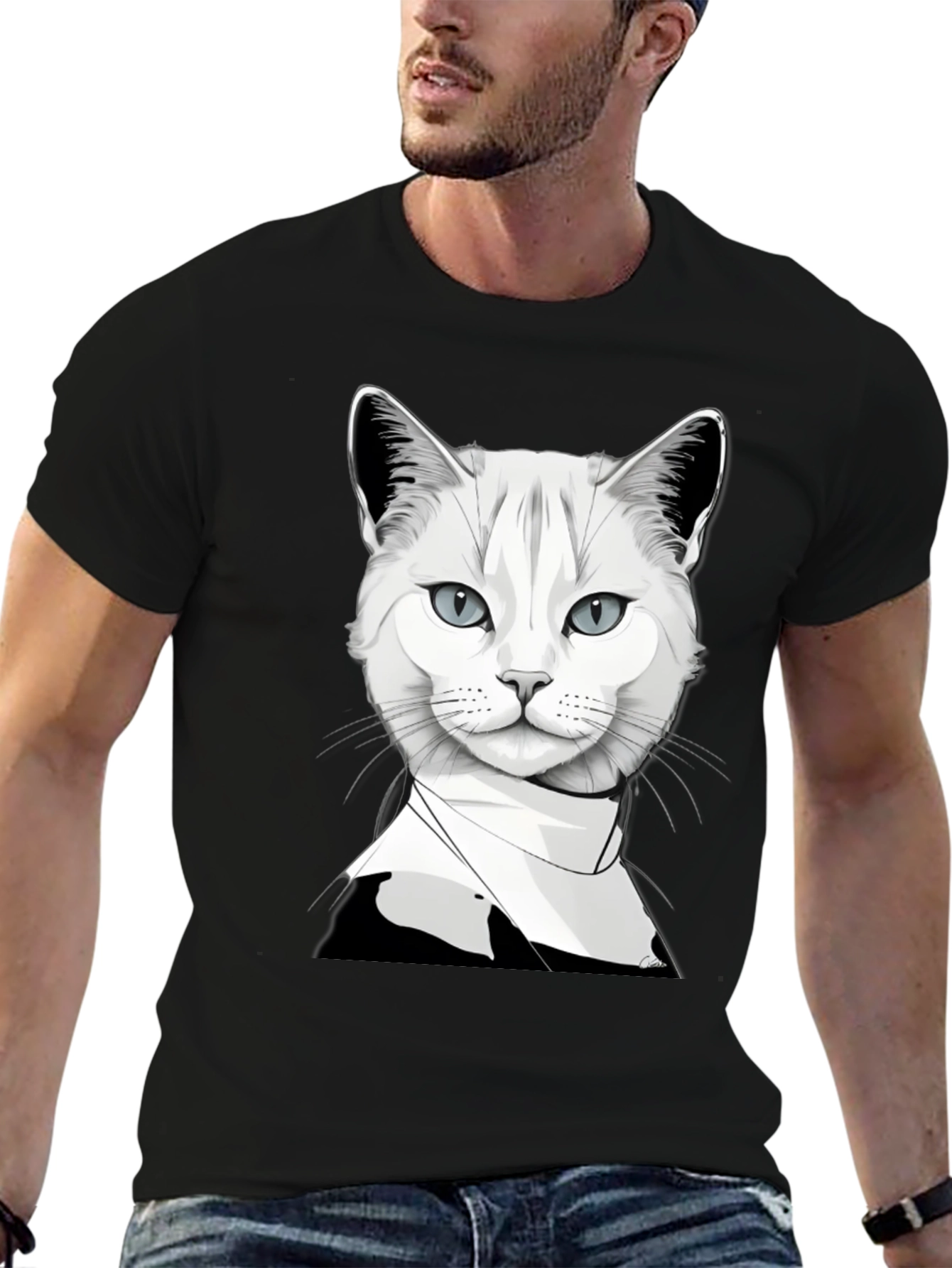 Cool Cat T-Shirt - Unique Graphic Tee