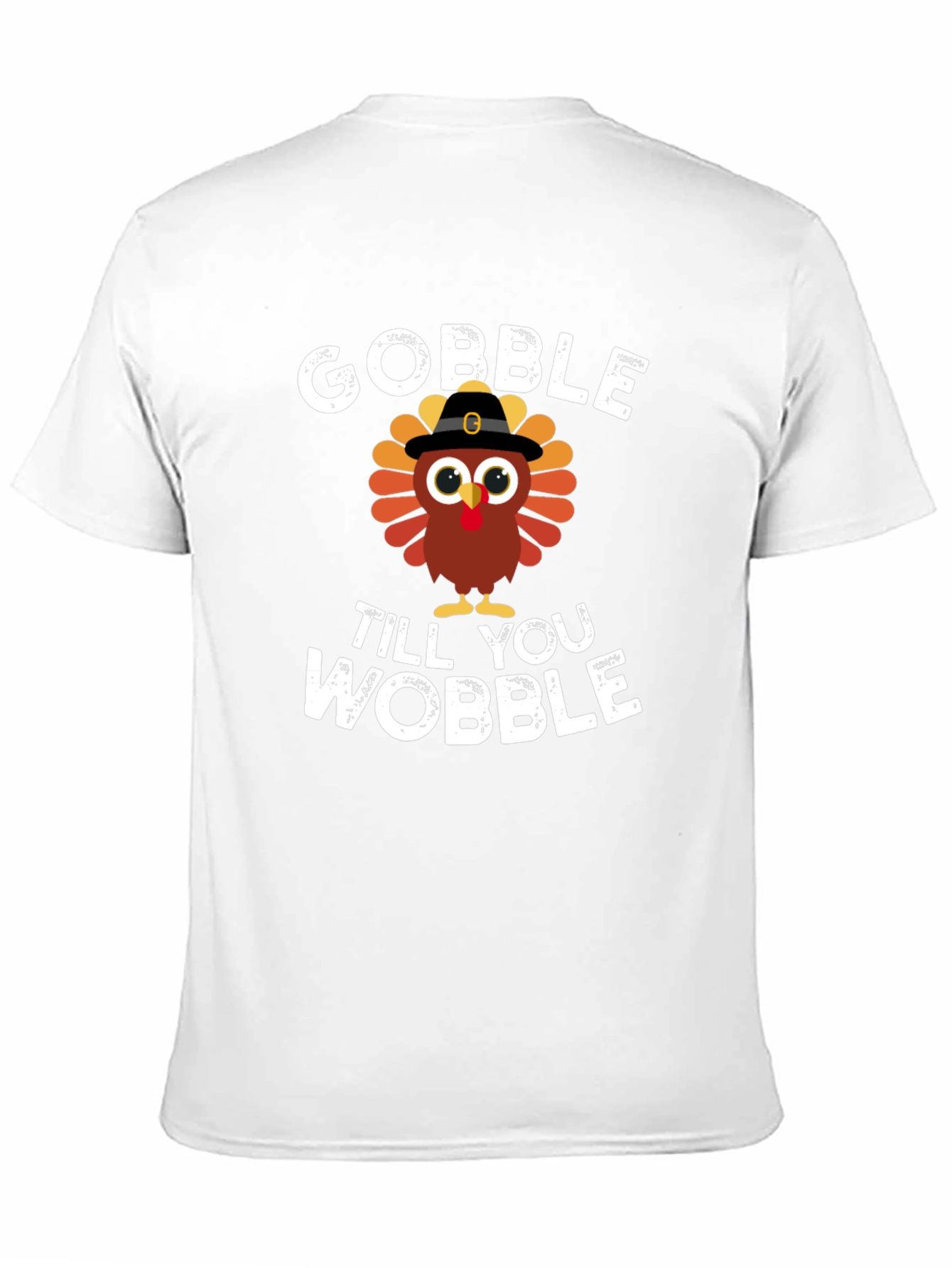 Gobble Til You Wobble Turkey Graphic Tee