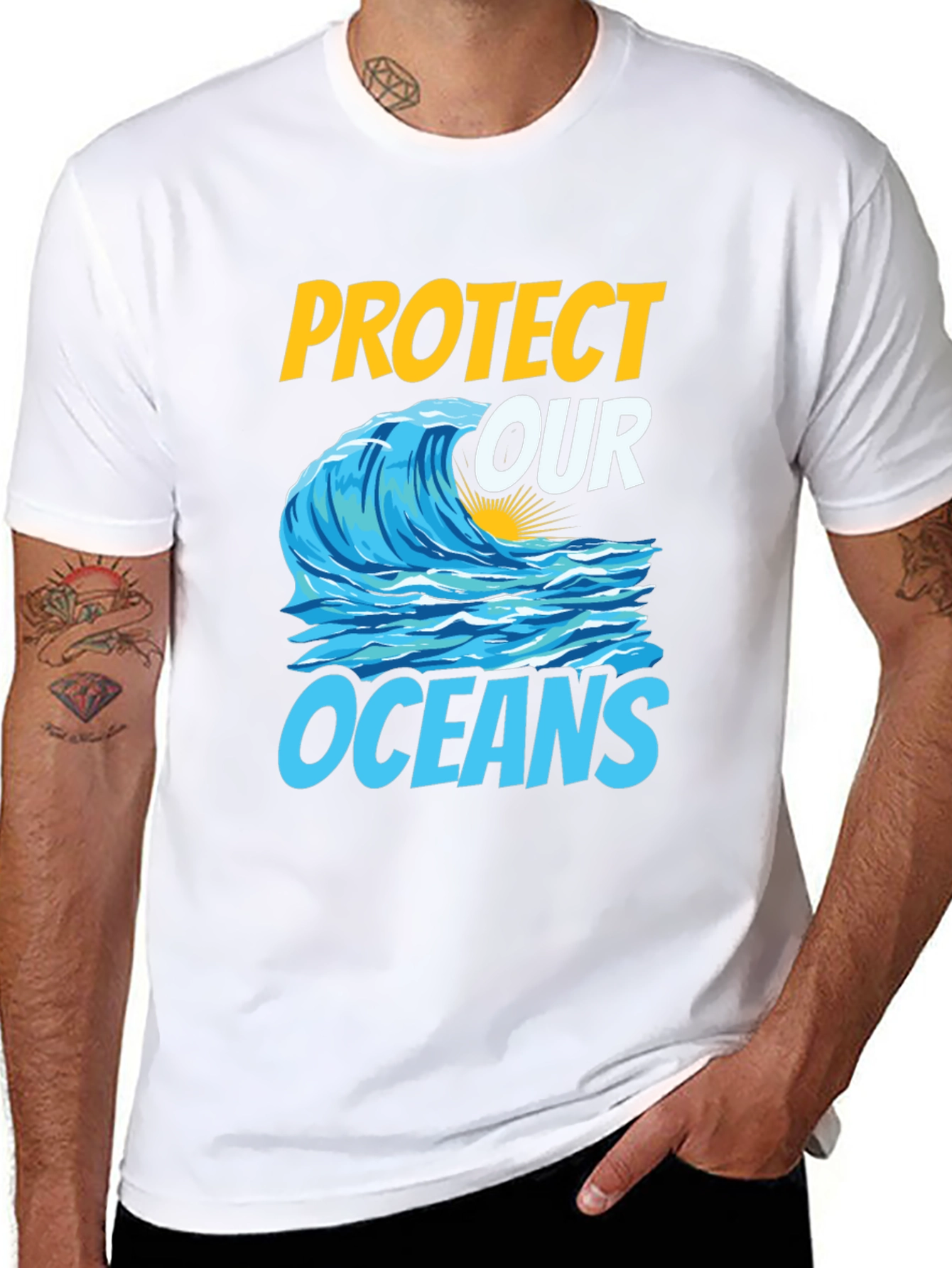 Protect Our Oceans Graphic T-Shirt