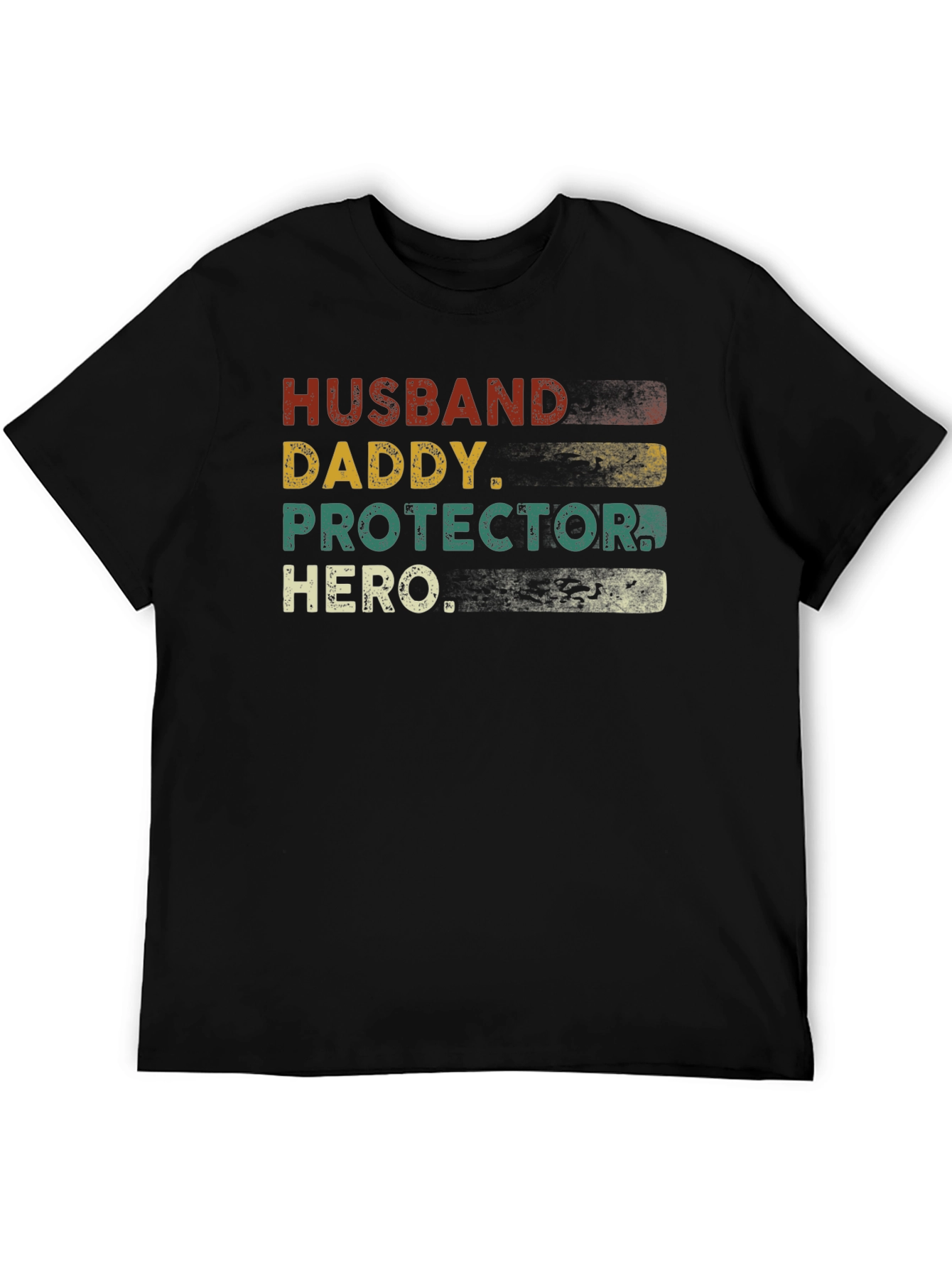 Husband Daddy Protector Hero Graphic T-Shirt