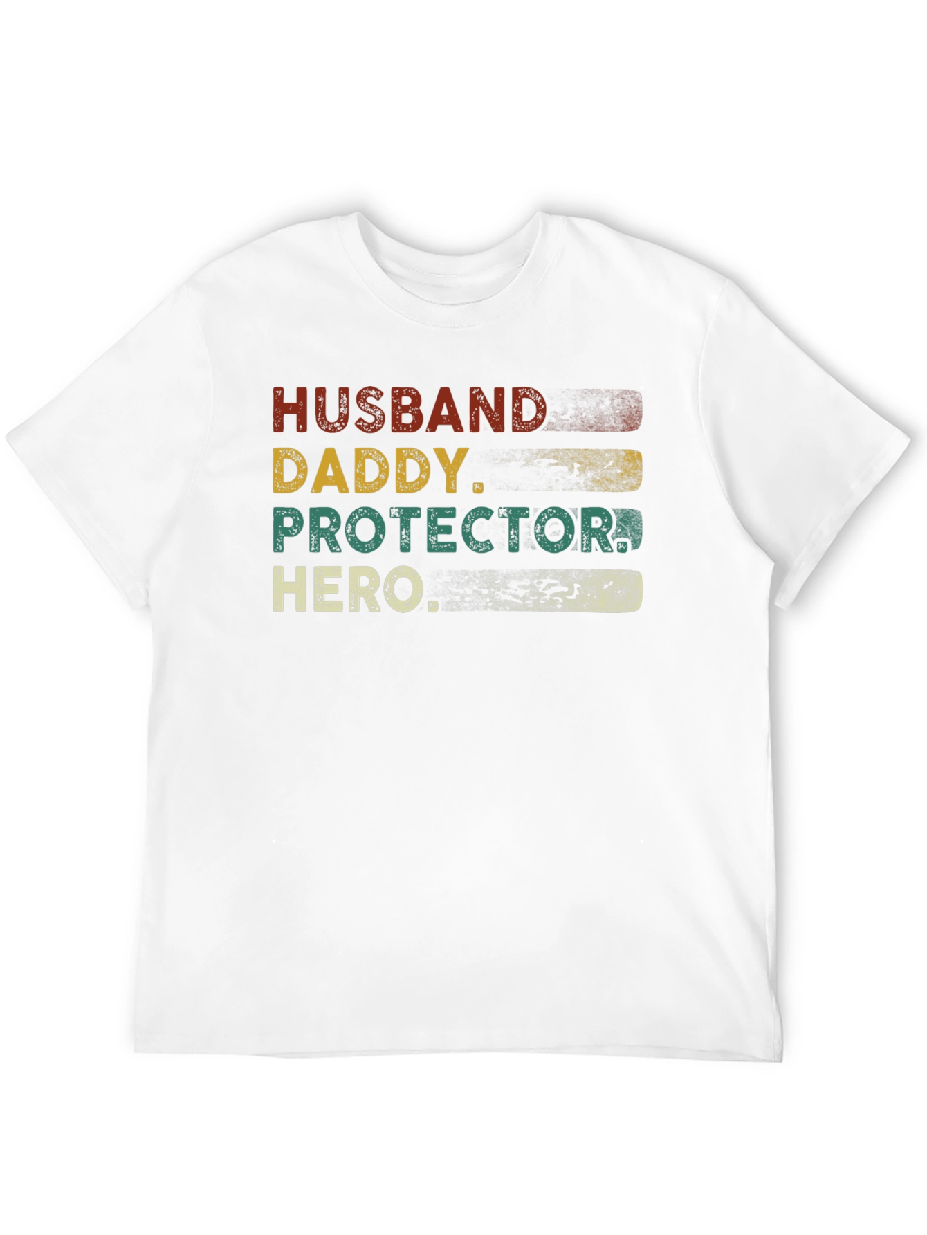 Husband Daddy Protector Hero Graphic T-Shirt
