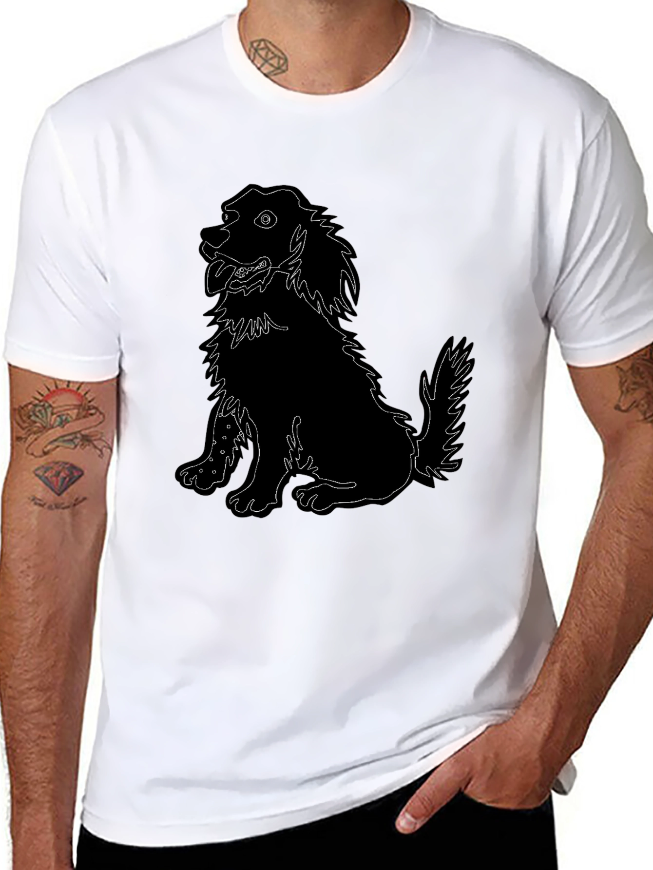 Black Dog Graphic Tee