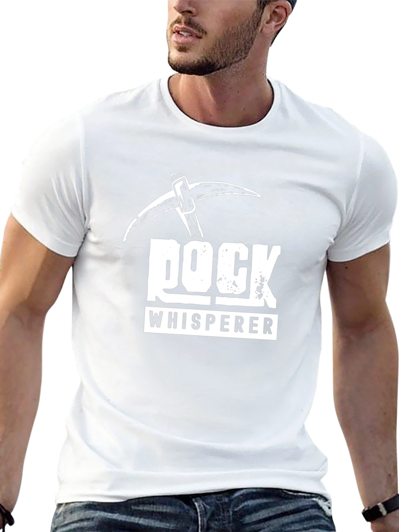 Rock Whisperer Graphic Tee - Miners Pick Design