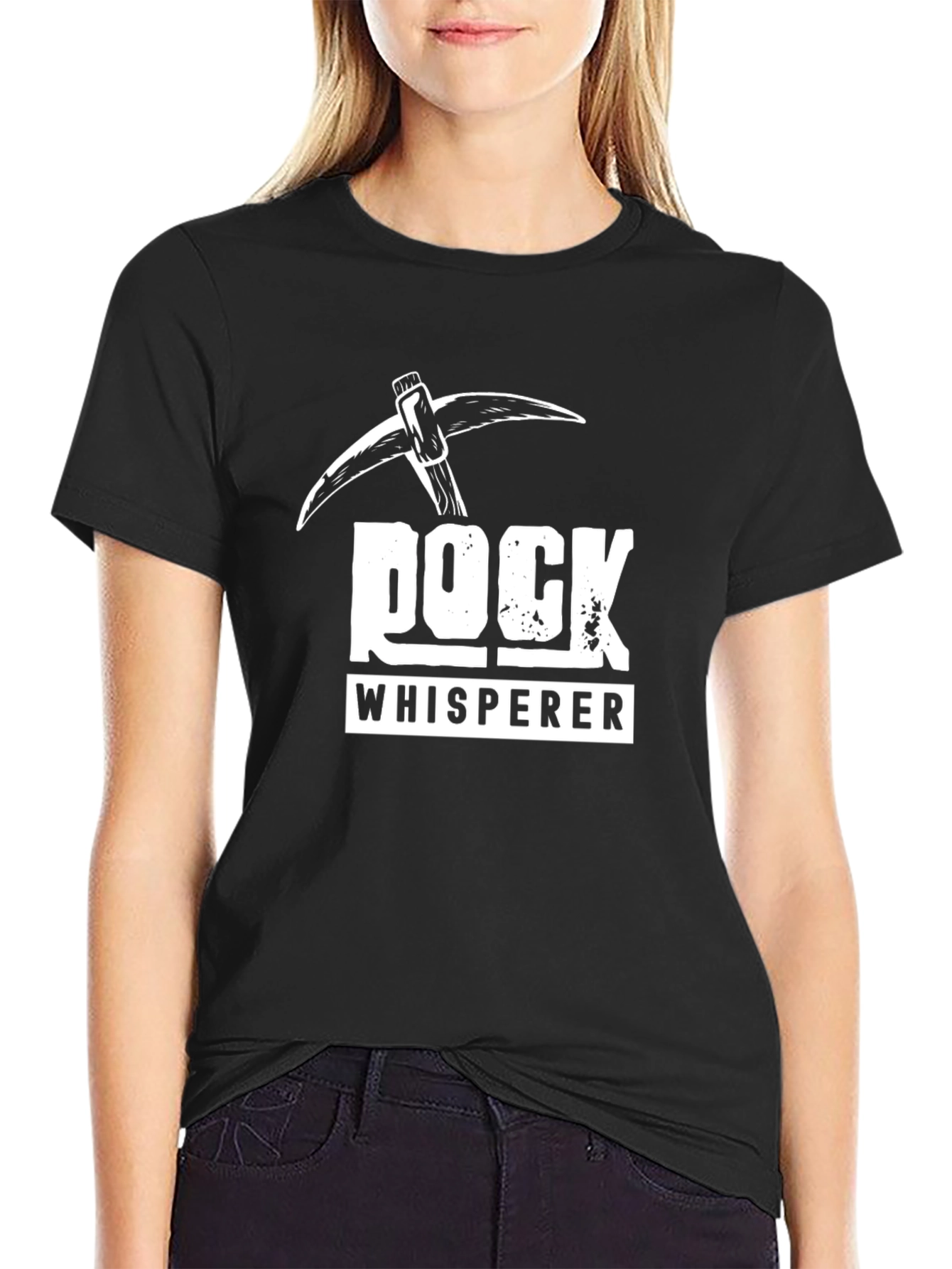 Rock Whisperer Graphic Tee - Miners Pick Design