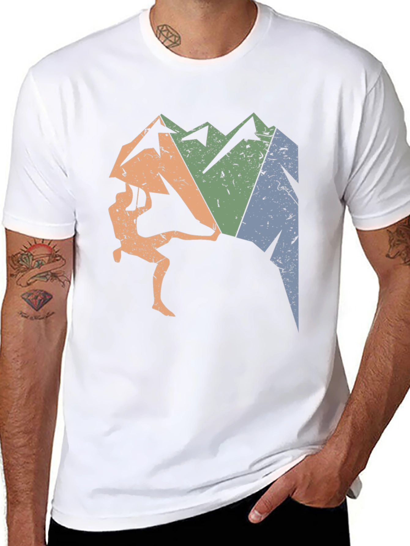 Mountain Climbing Graphic T-Shirt