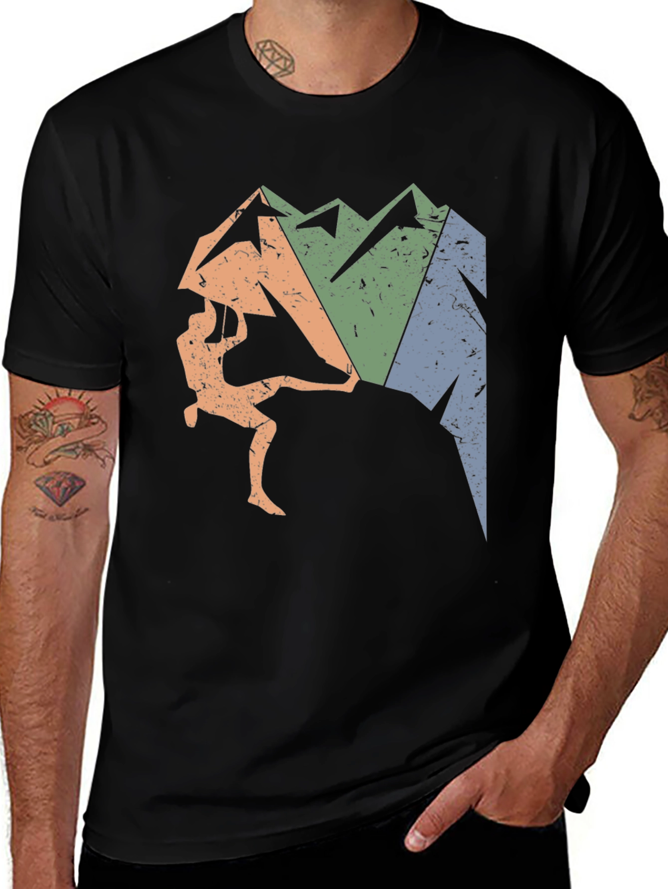 Mountain Climbing Graphic T-Shirt