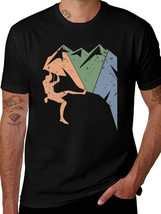 Mountain Climbing Graphic T-Shirt